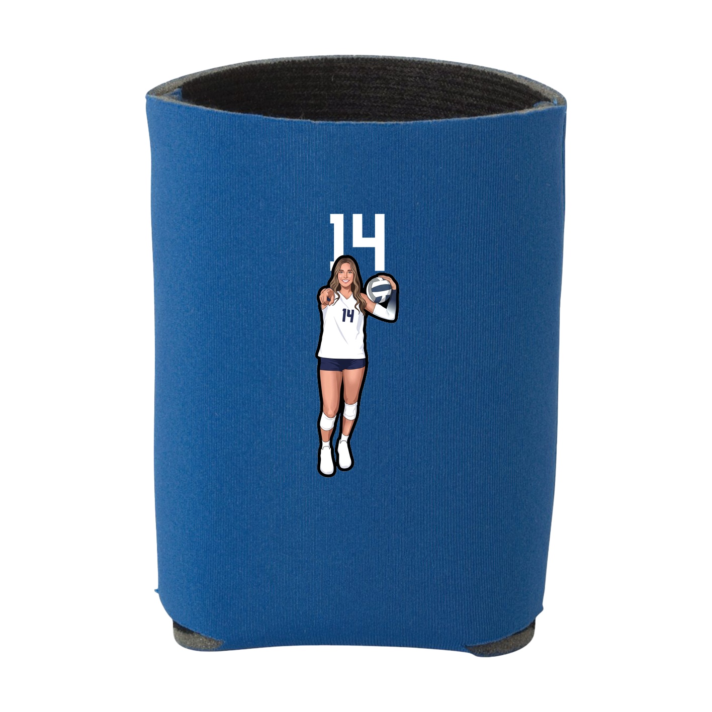 Can Holder — Number Top in Royal