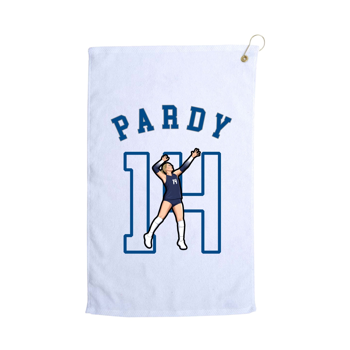 Golf Towel — Shirsey Arch in White