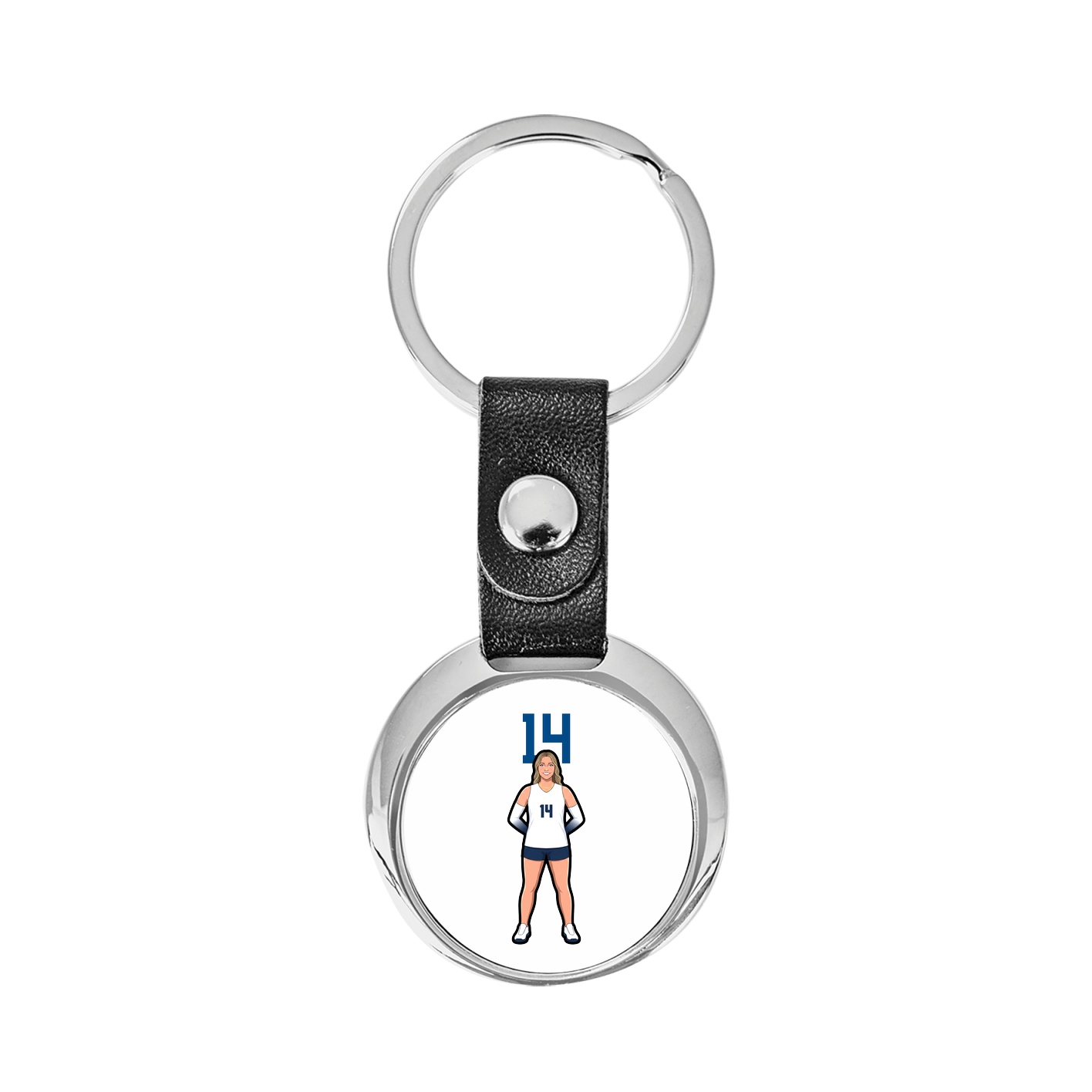 Key Chain — Number Top in Classic
