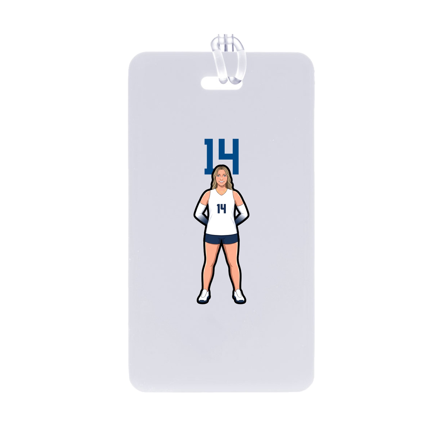 Bag Tag — Number Top in Classic
