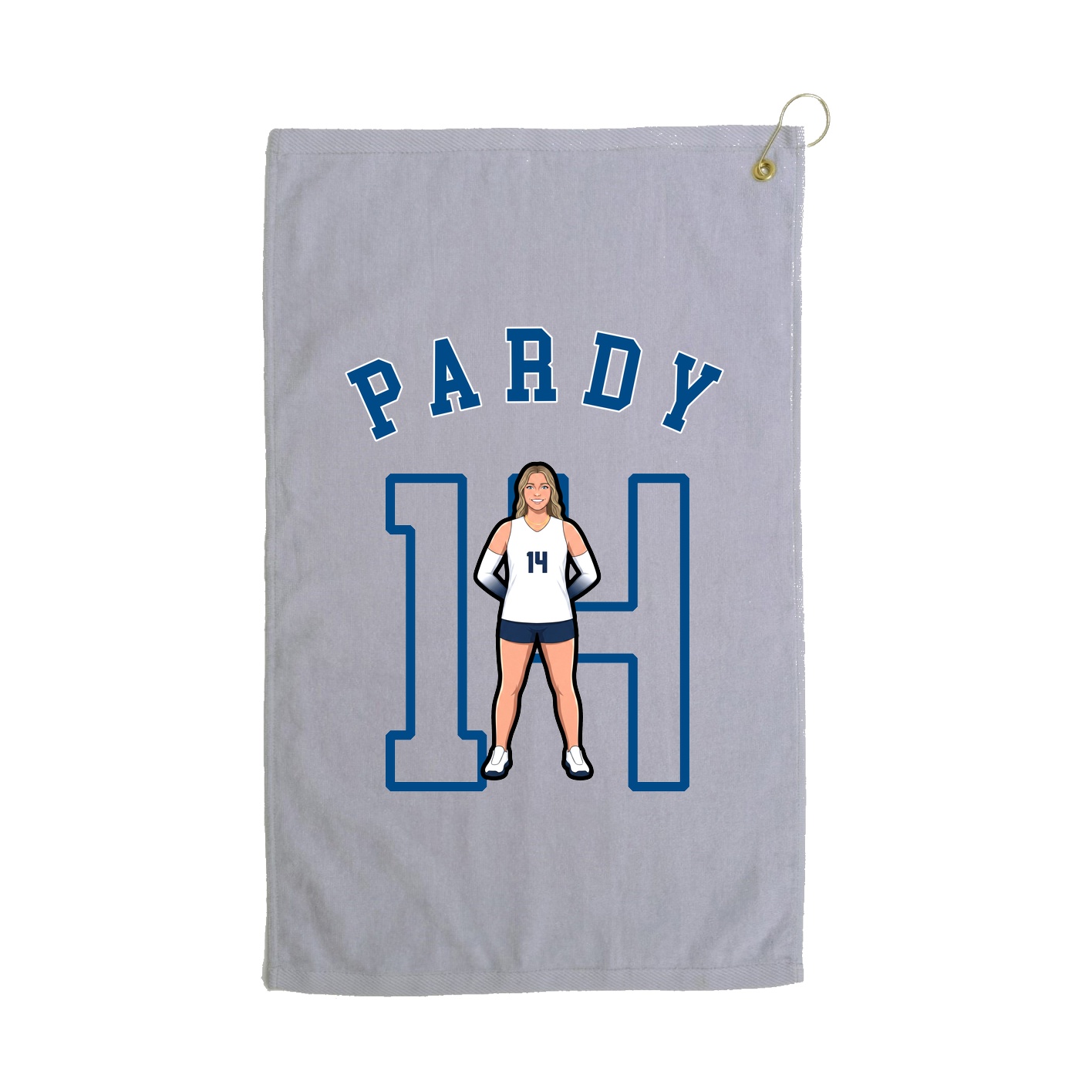 Golf Towel — Shirsey Arch in Grey