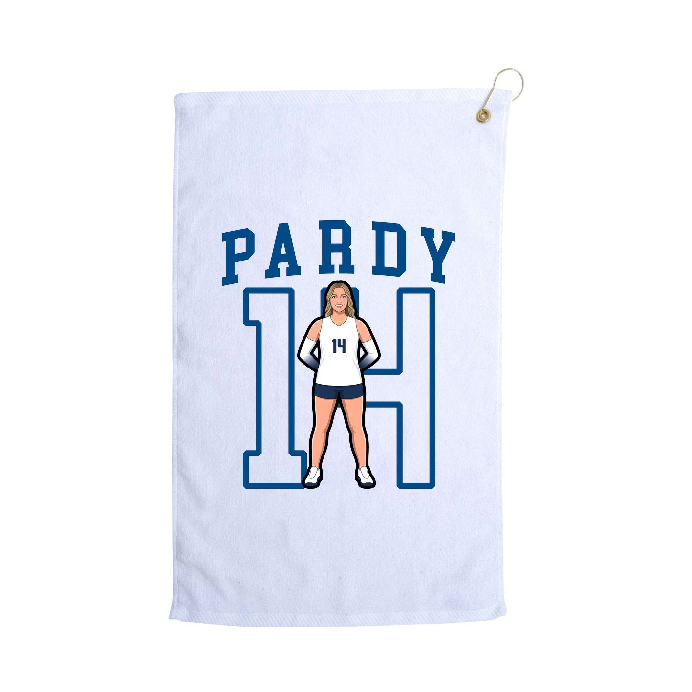 Golf Towel — Shirsey in White