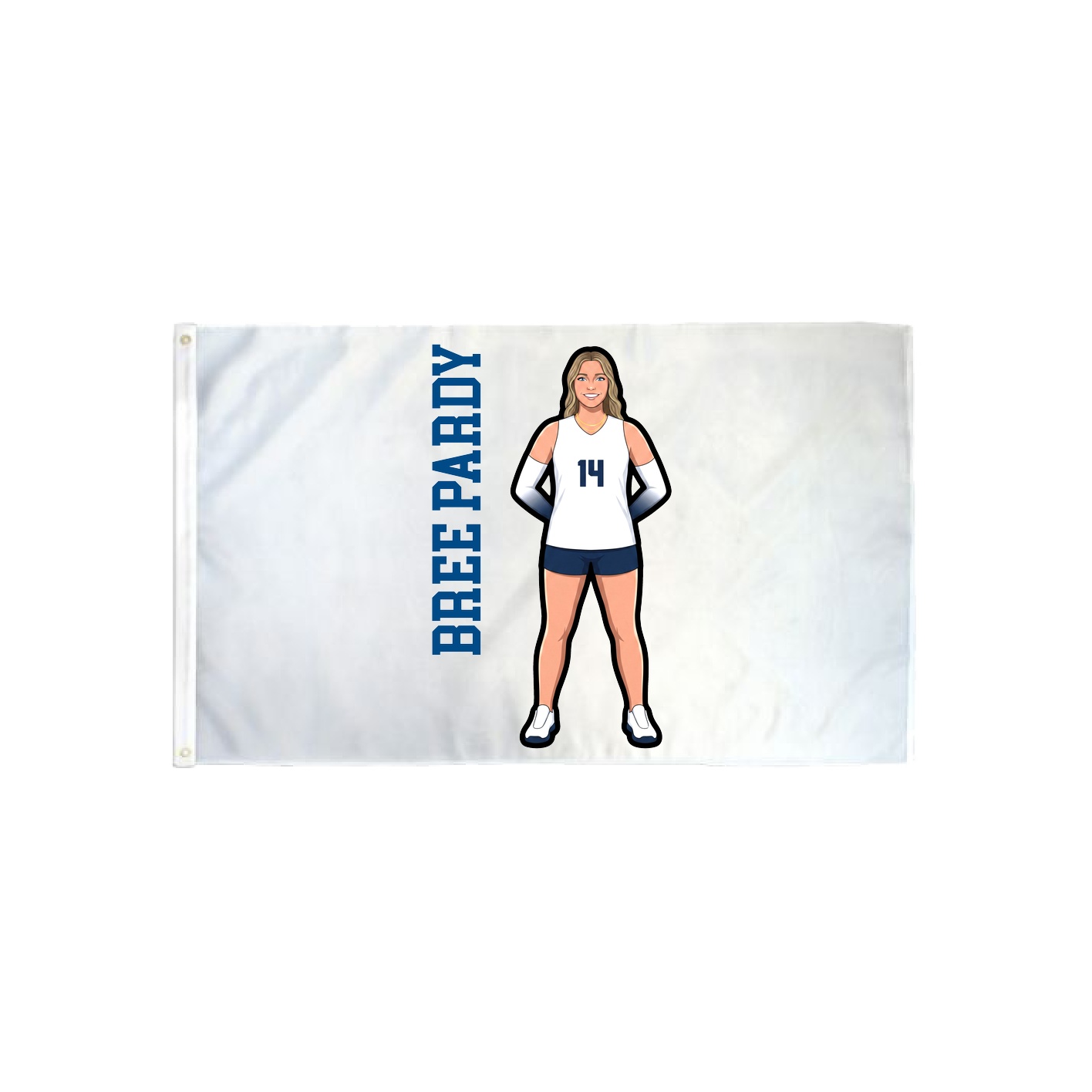 3x5 Flag — Name Vertical in Classic