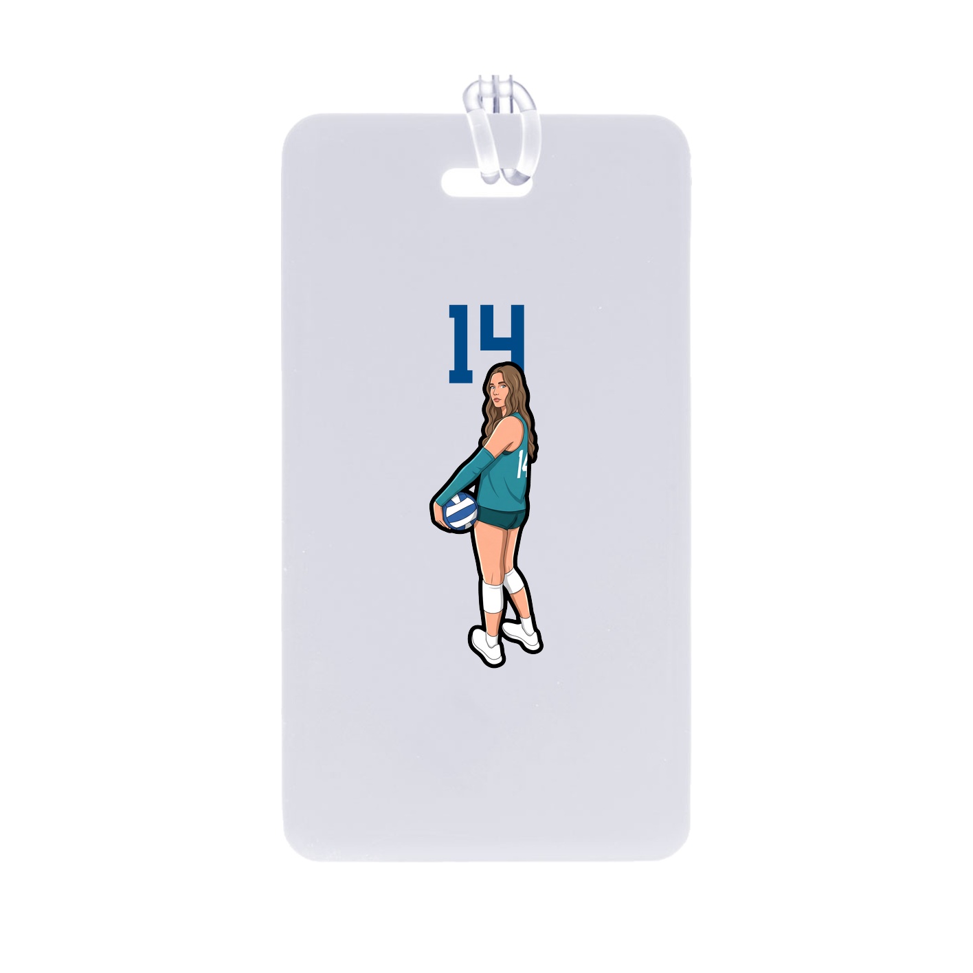 Bag Tag — Number Top in Classic