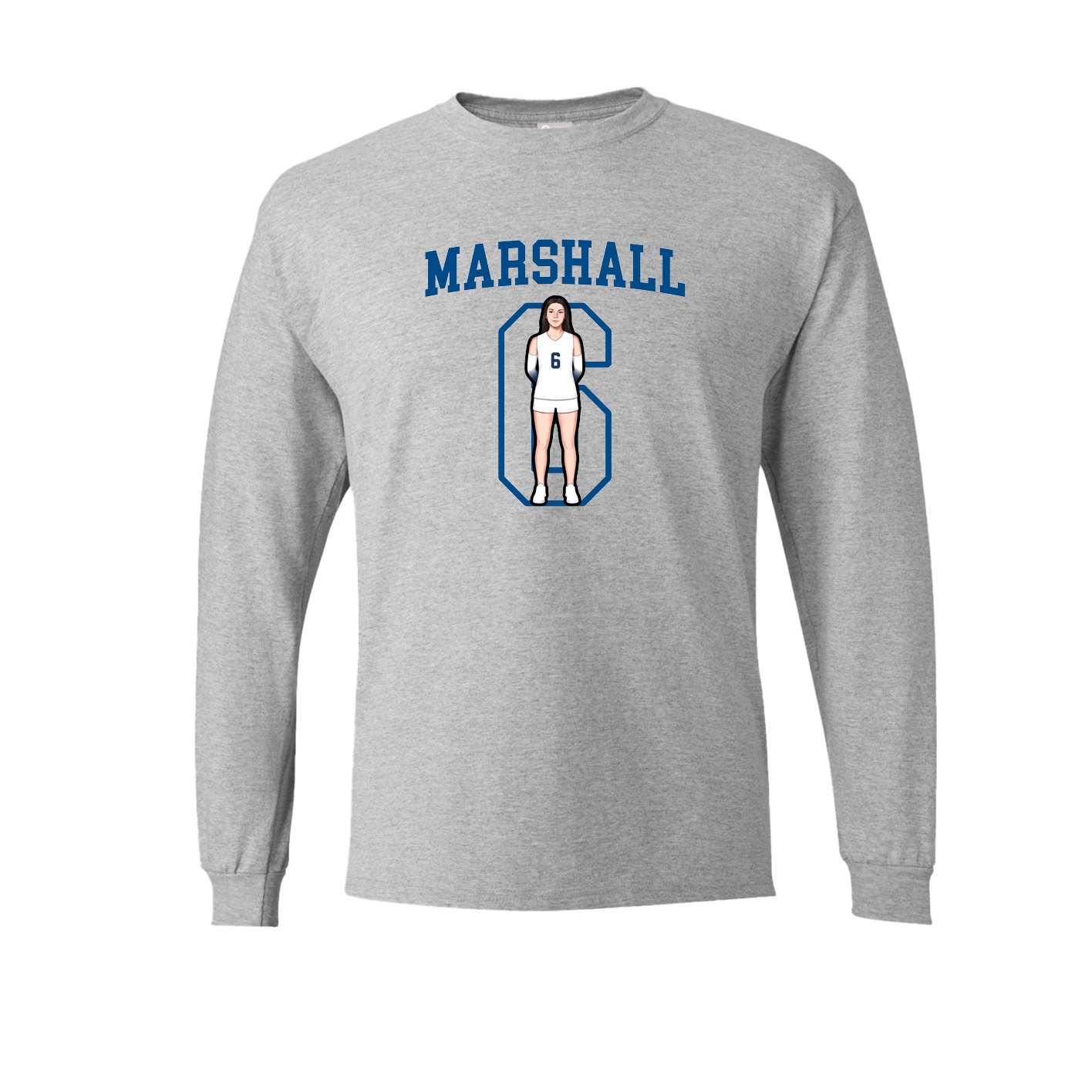 Long Sleeve Tee — Shirsey in Grey