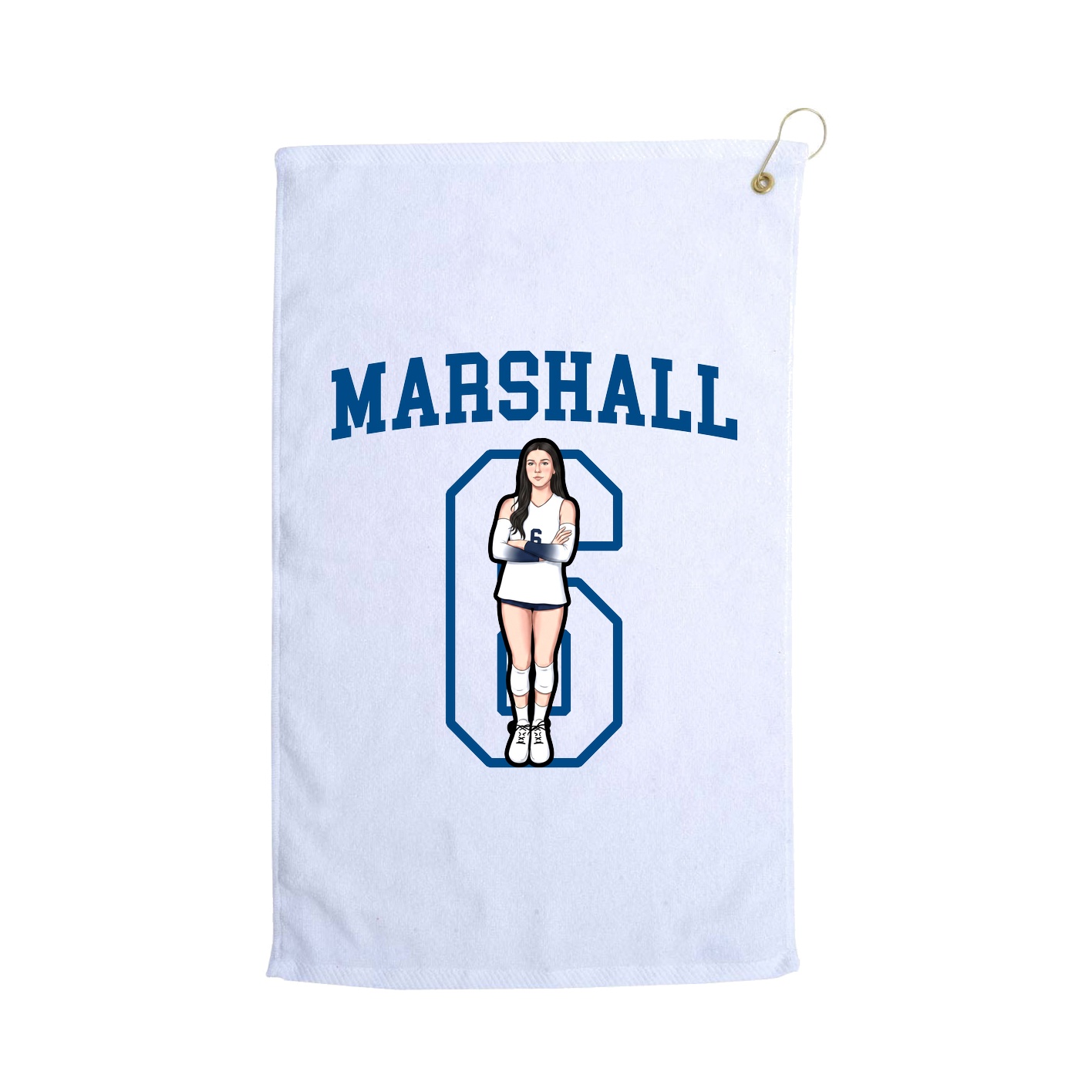 Golf Towel — Shirsey in White