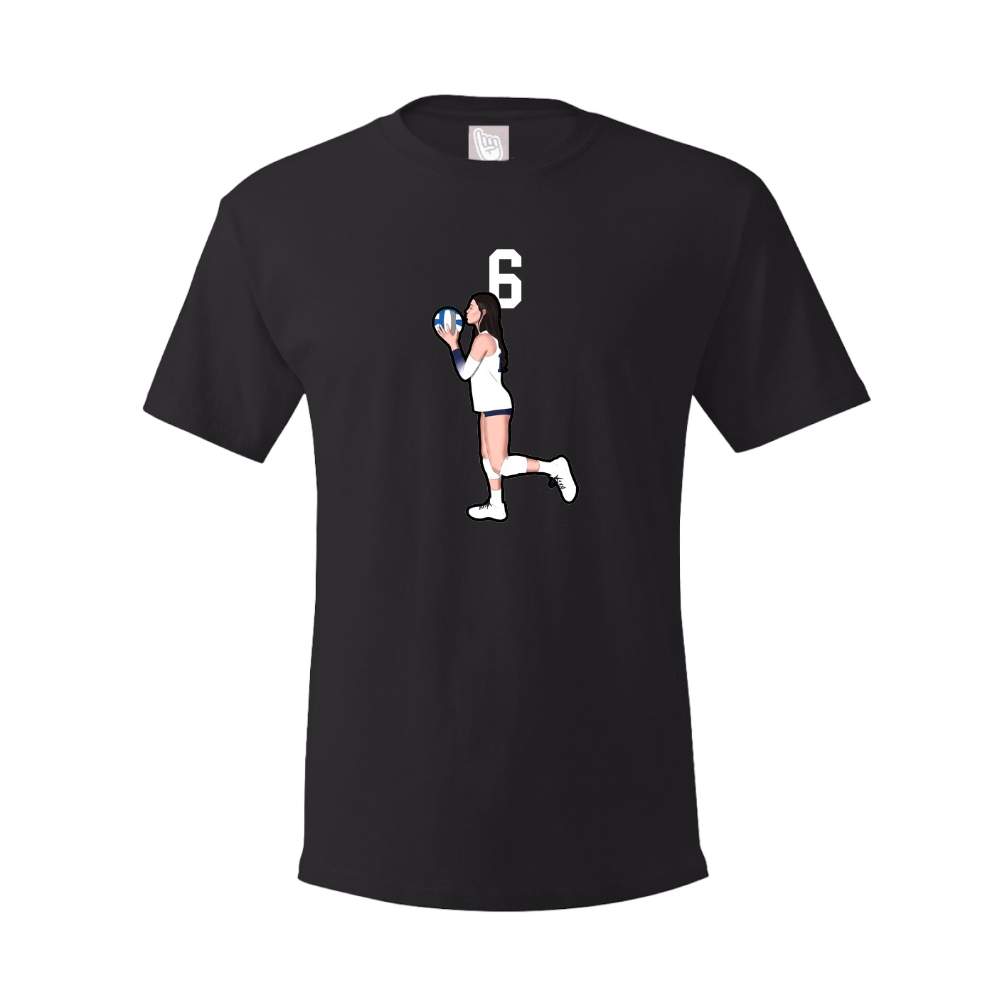 Tee — Number Top in Black