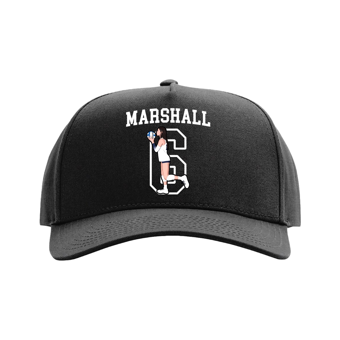 Full Fabric Five-Panel Champ Cap