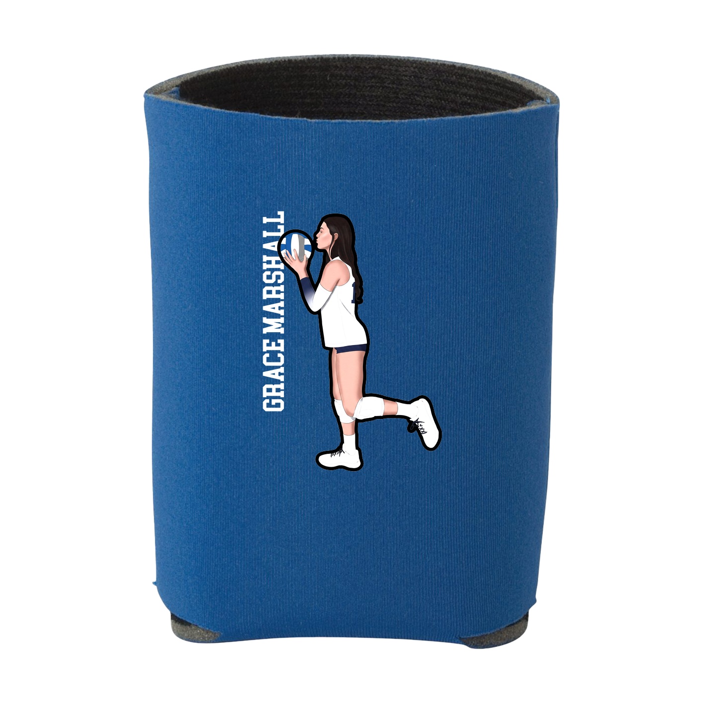 Can Holder — Name Vertical in Royal