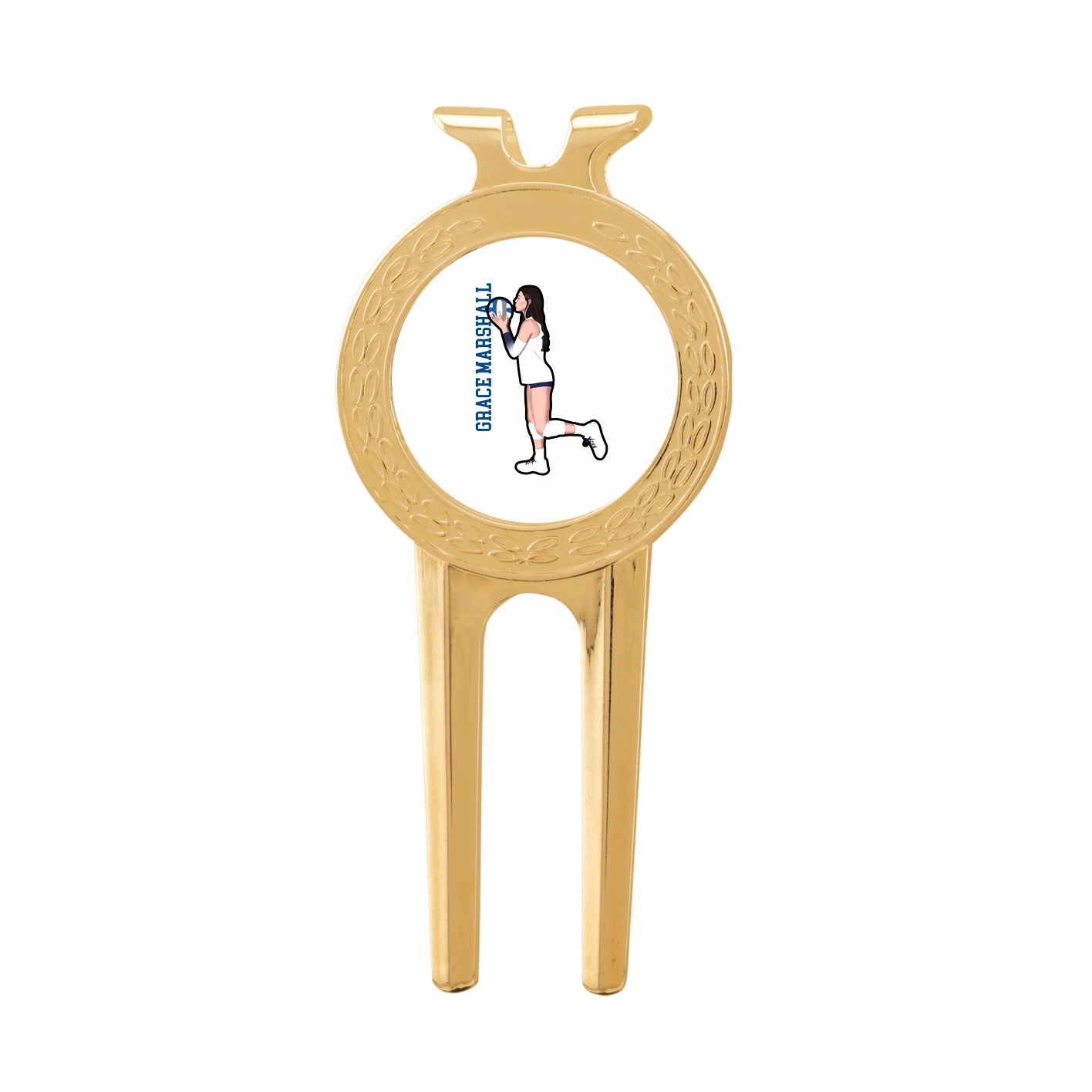 Divot Tool with Ball Marker — Name Vertical in Classic