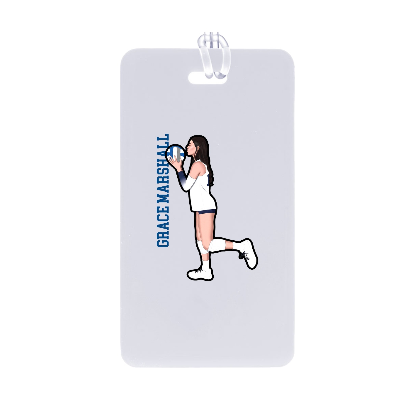Bag Tag — Name Vertical in Classic