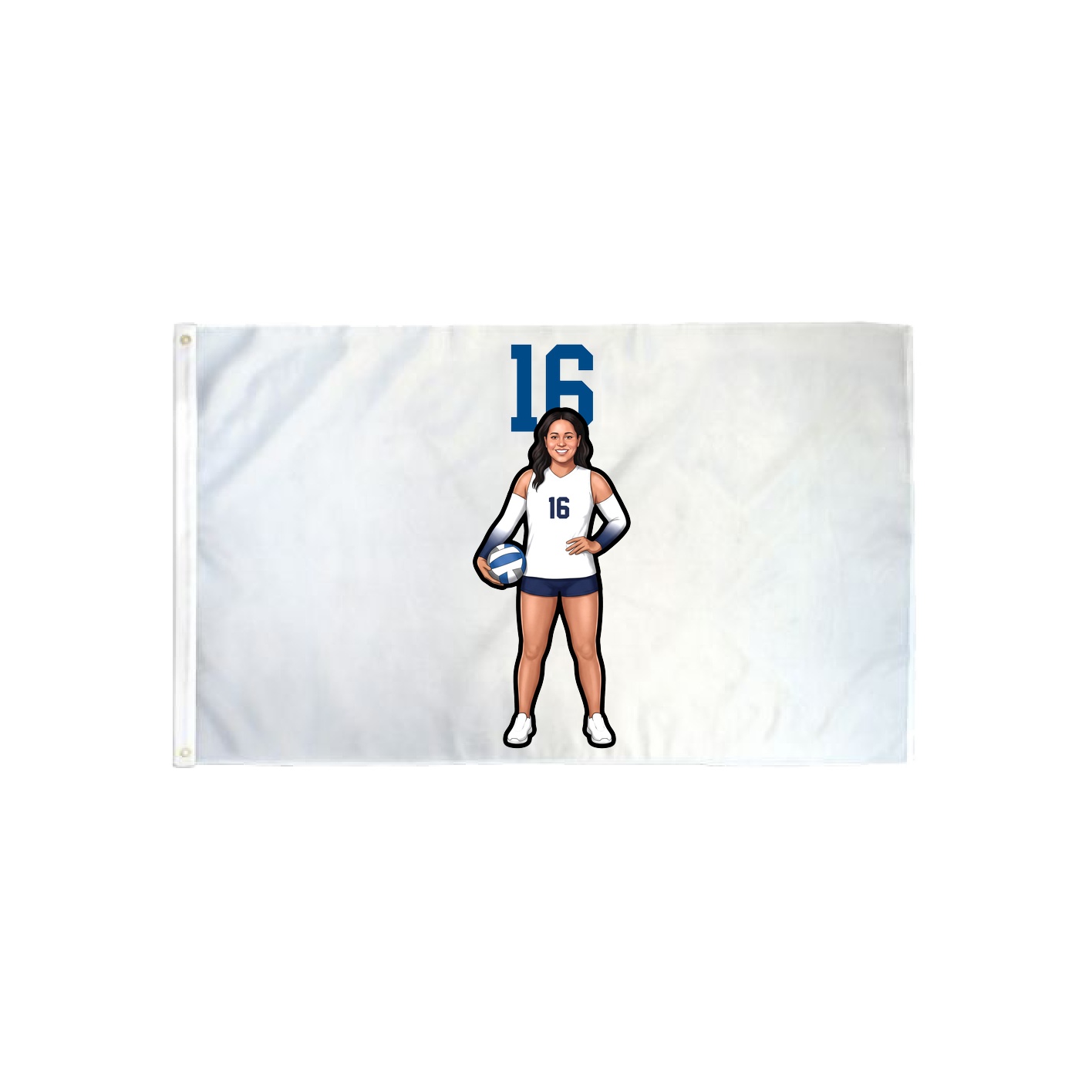3x5 Flag — Number Top in Classic