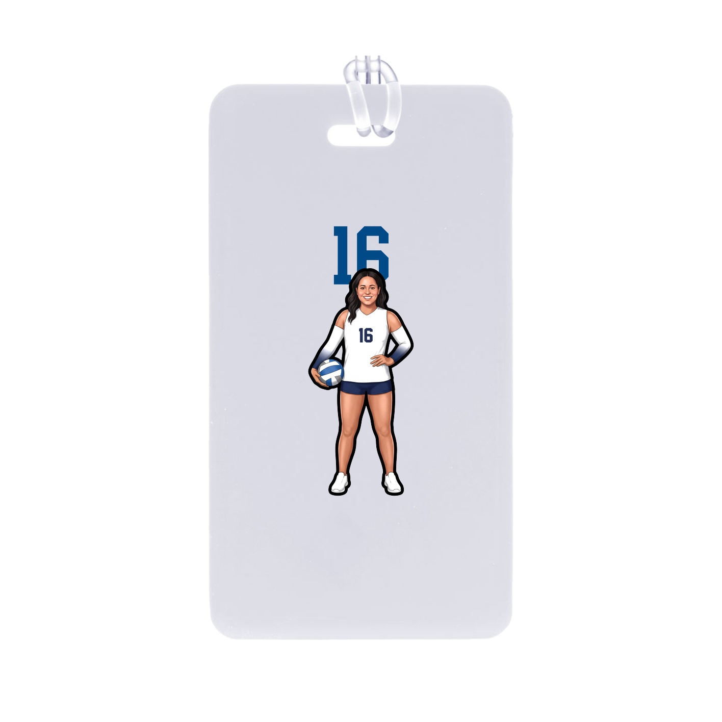 Bag Tag — Number Top in Classic