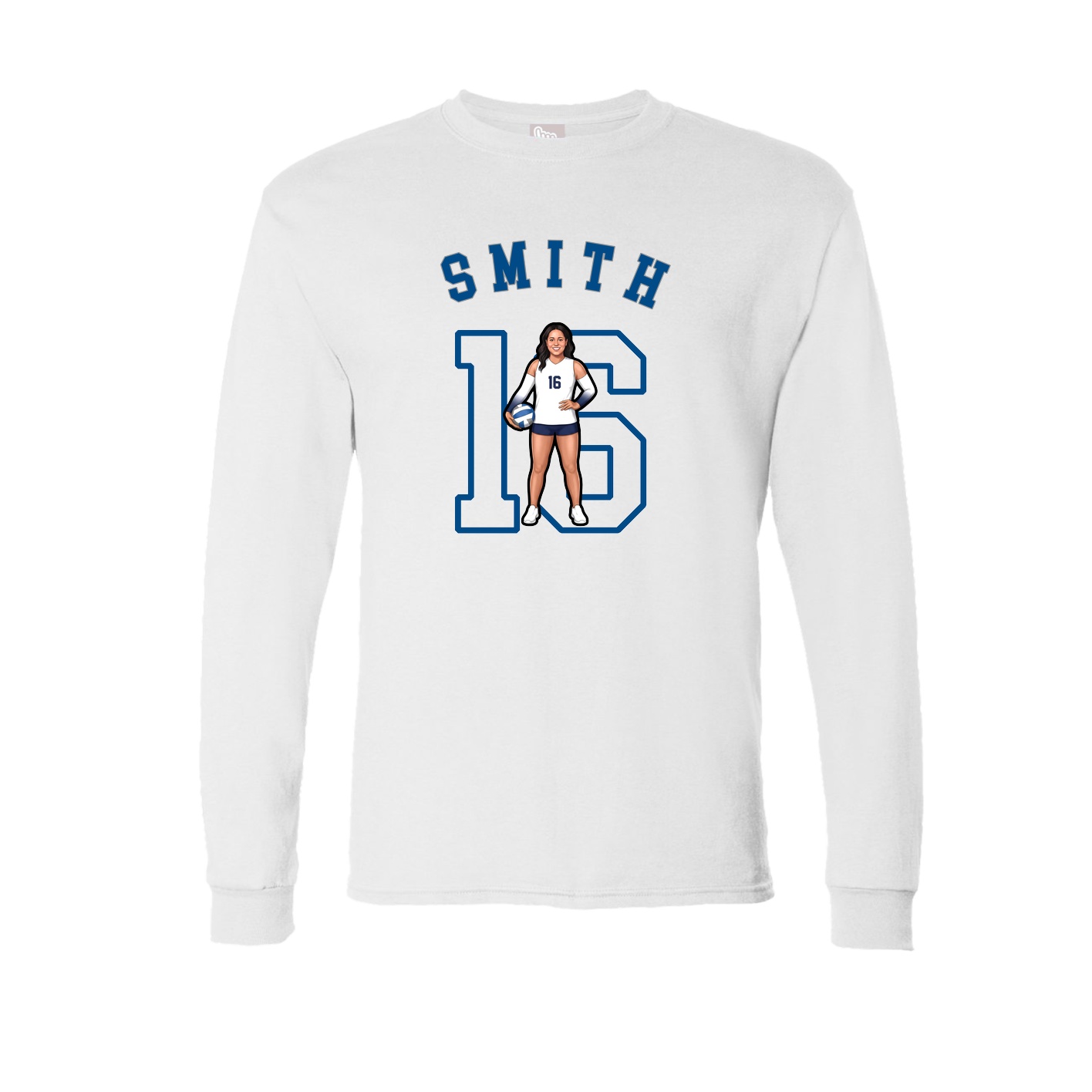 Long Sleeve Tee — Shirsey Arch in White