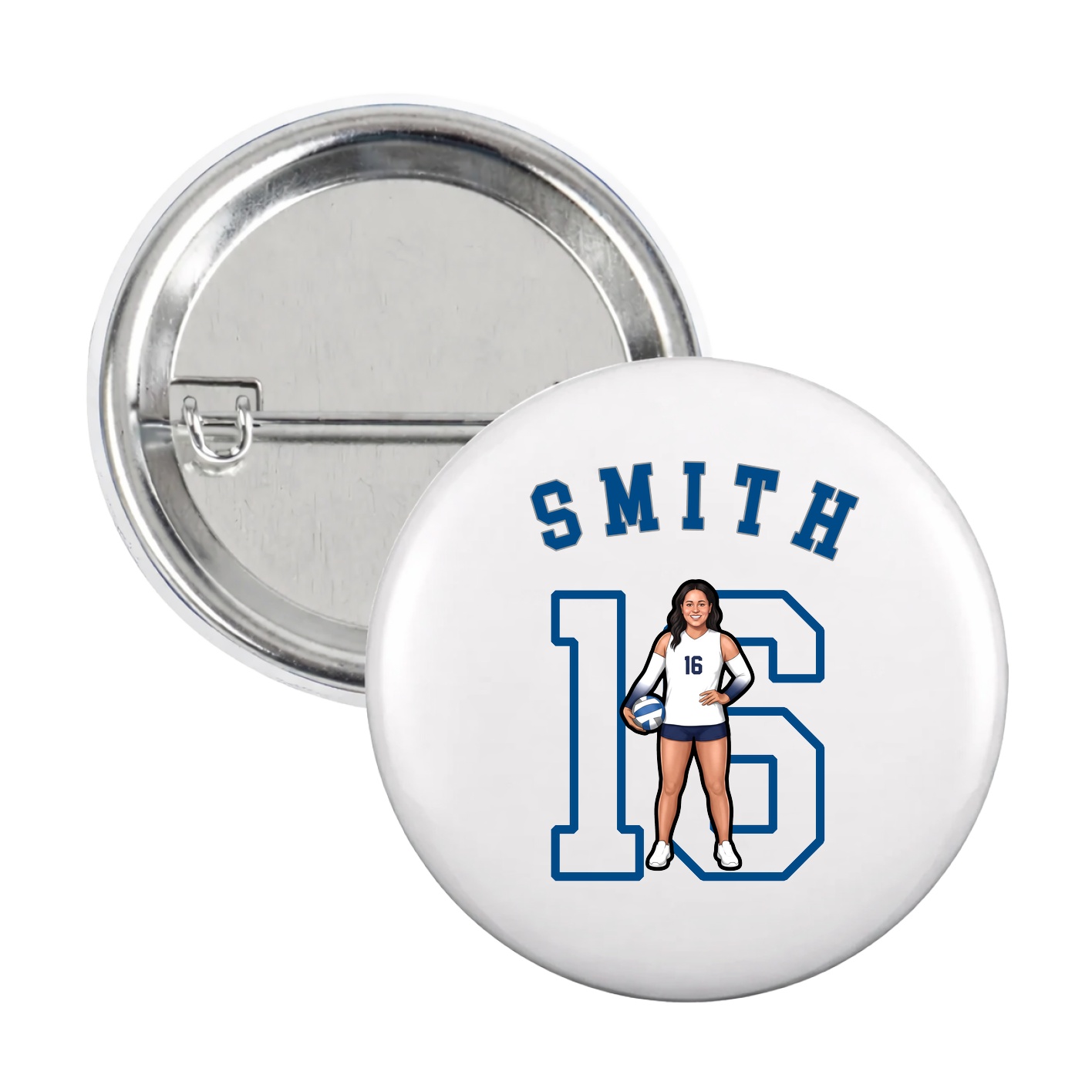 Game Day Button — Shirsey Arch in White
