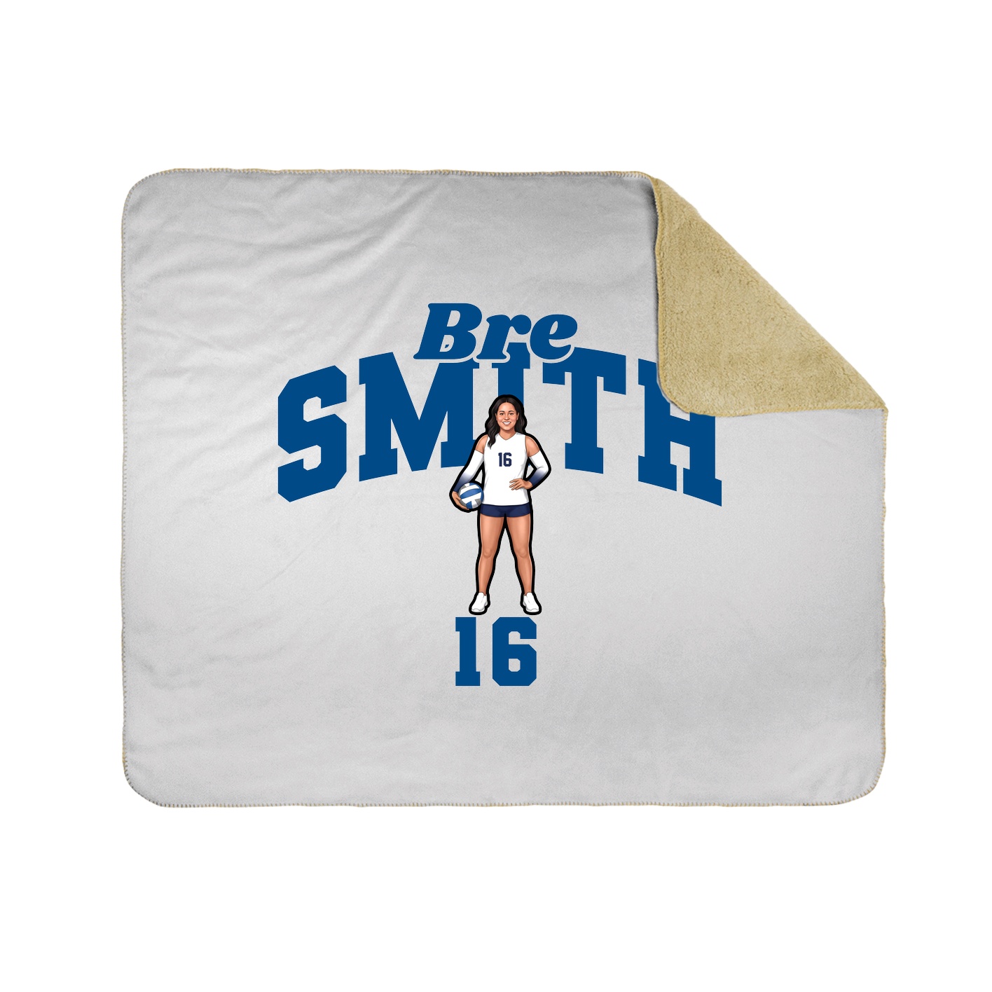 Throw Blanket — Signature Arch in White