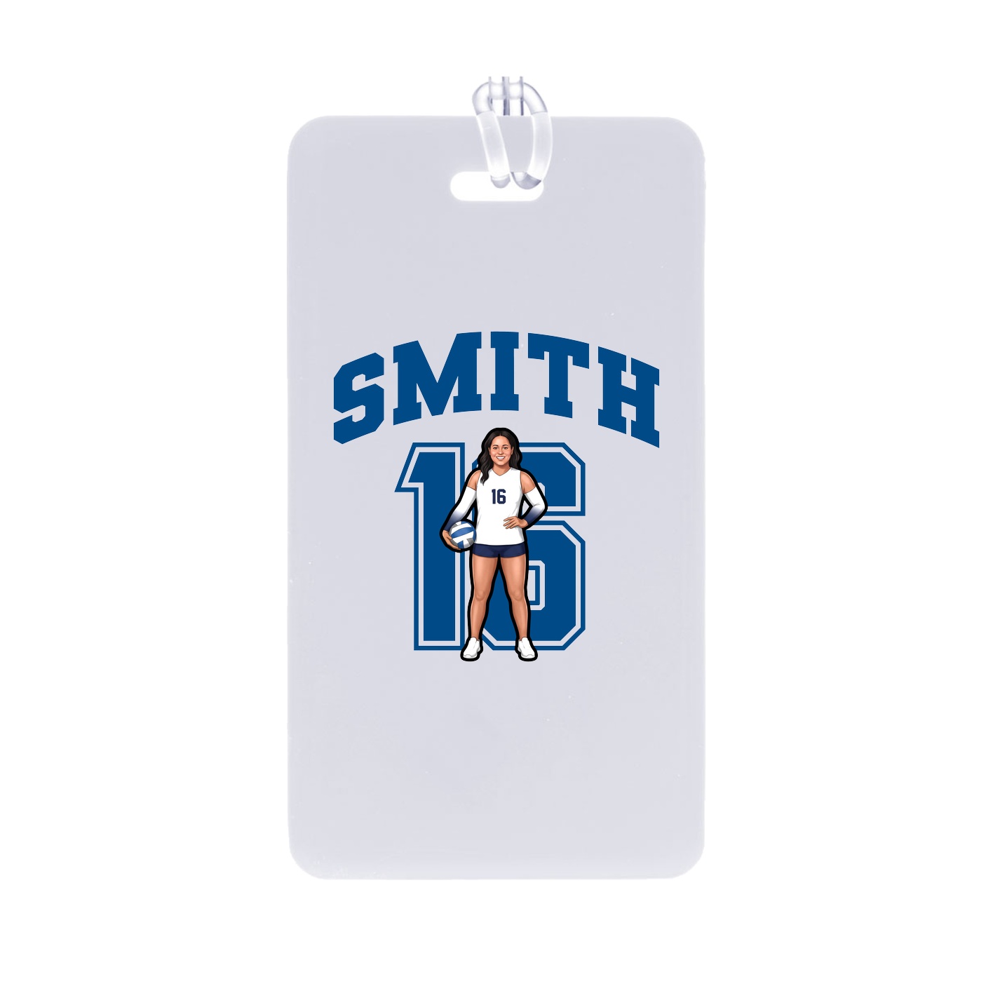 Bag Tag — Number in Classic