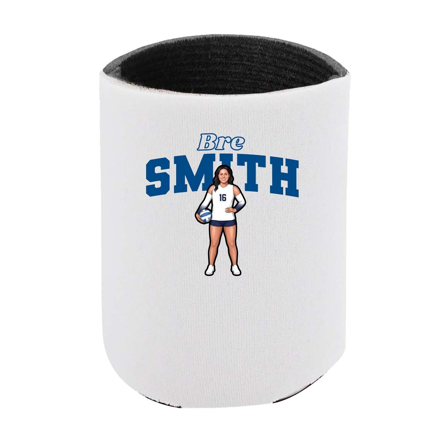 Can Holder — Name Arch in White