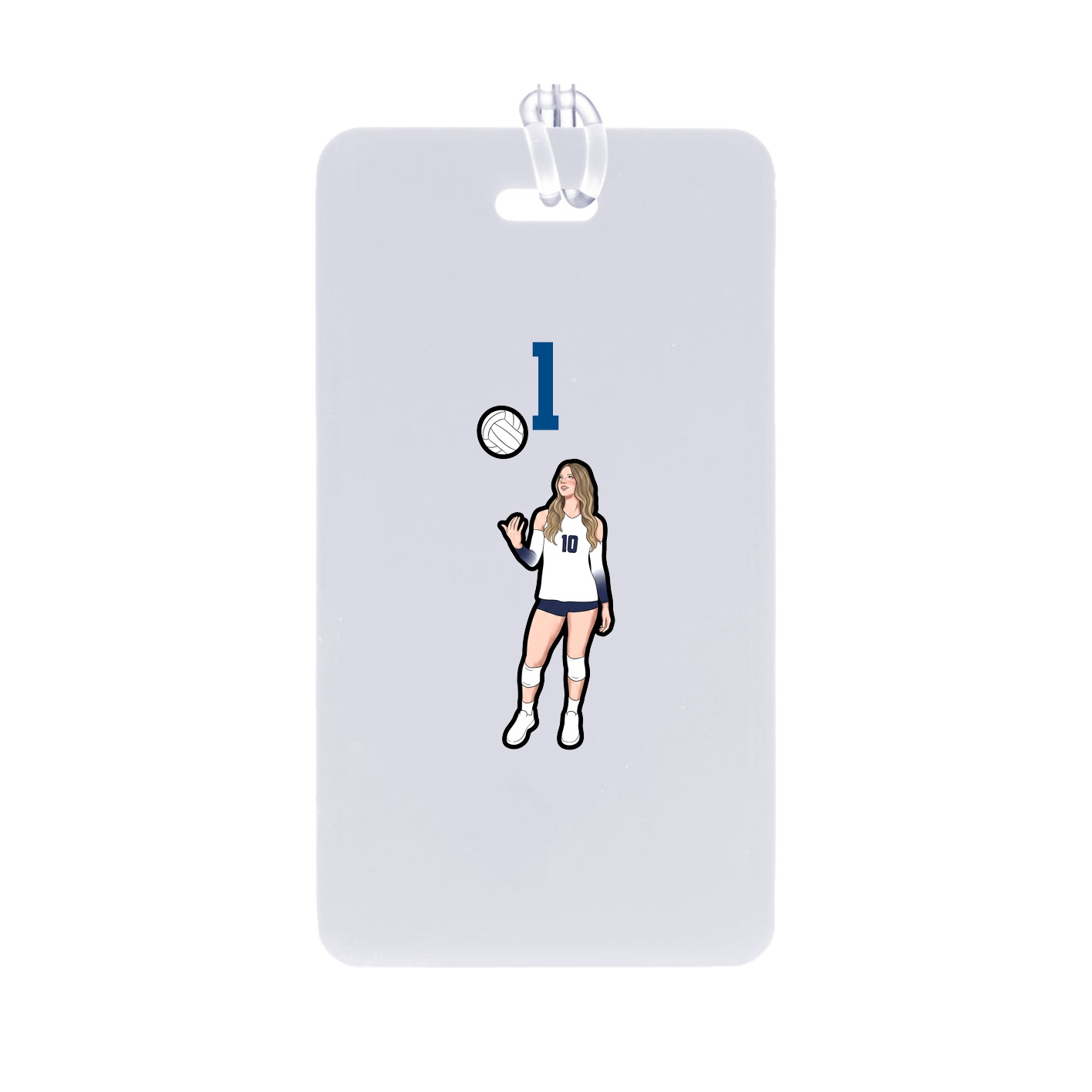 Bag Tag — Number Top in Classic