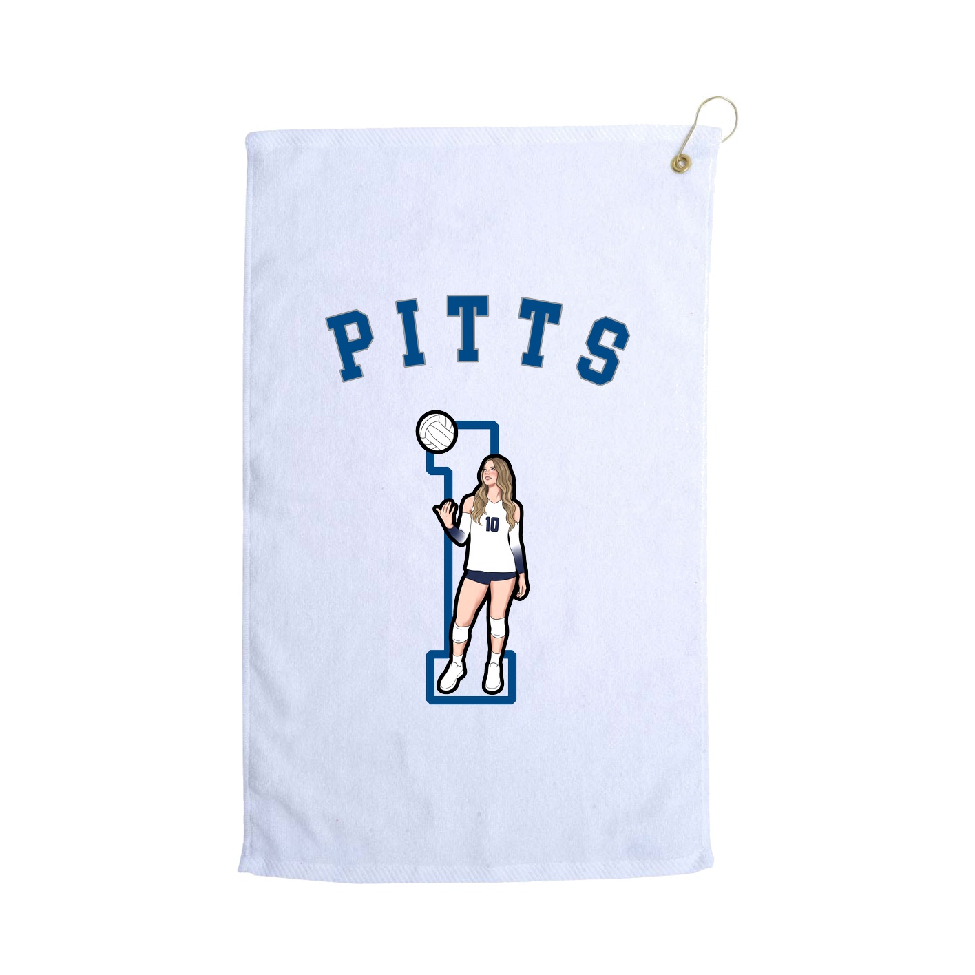 Golf Towel — Shirsey Arch in White