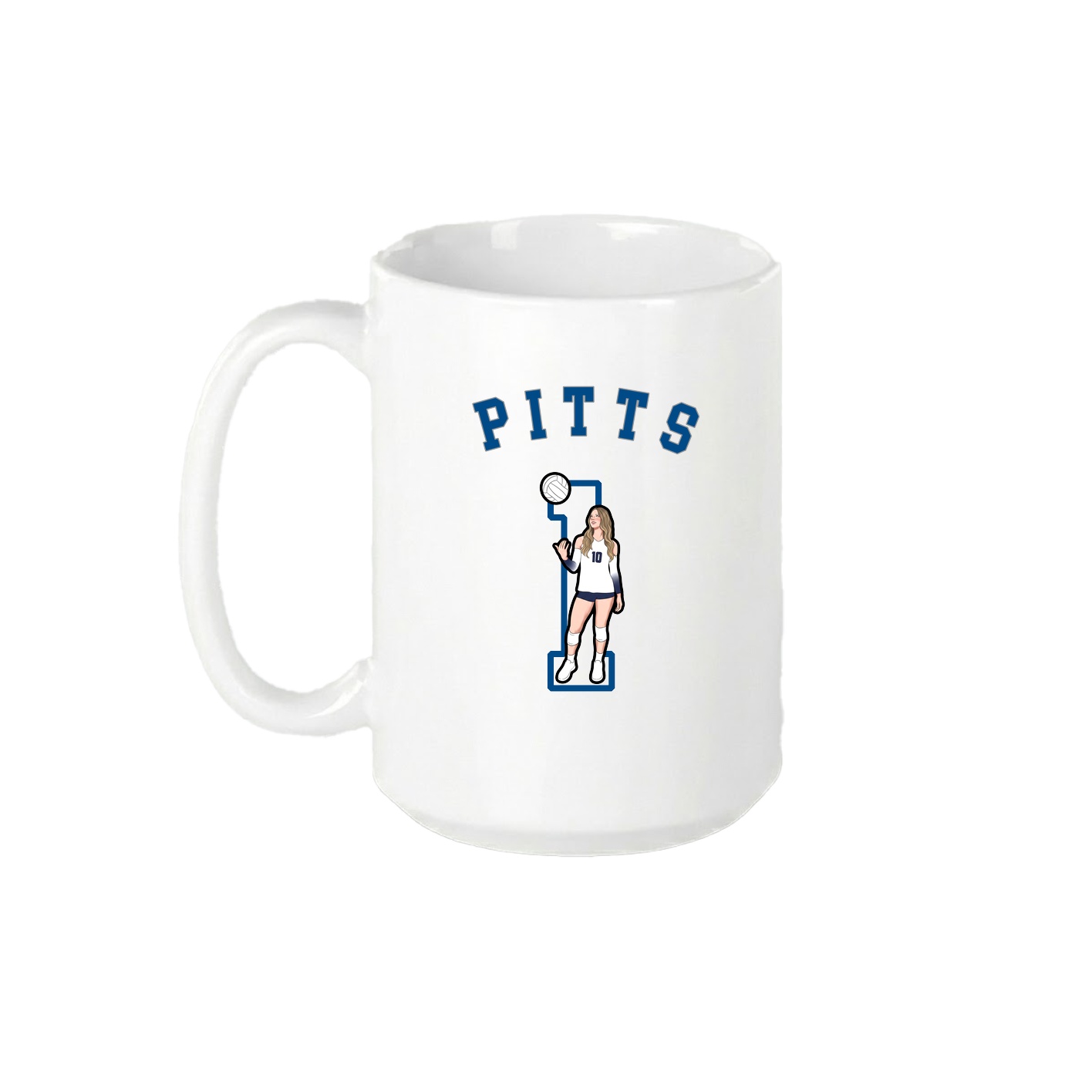 15oz Coffee Mug — Shirsey Arch in White