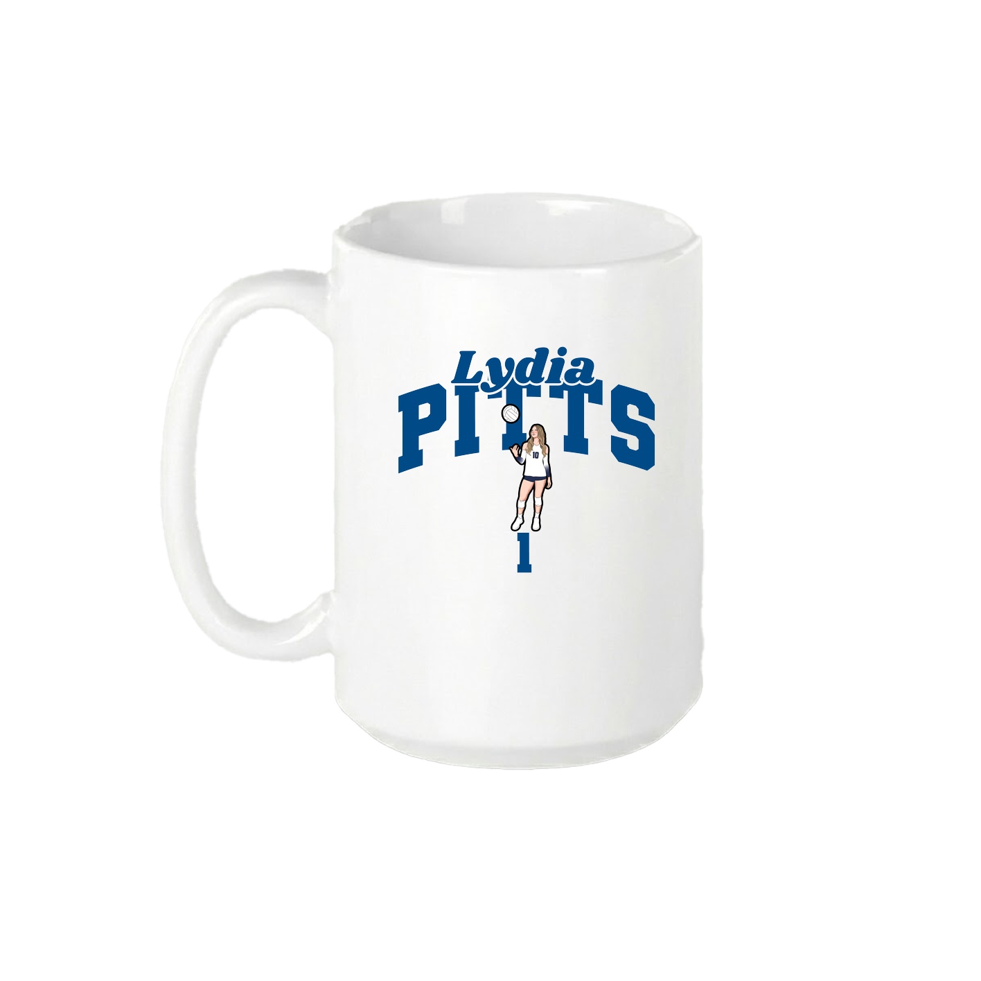 15oz Coffee Mug — Signature Arch in White