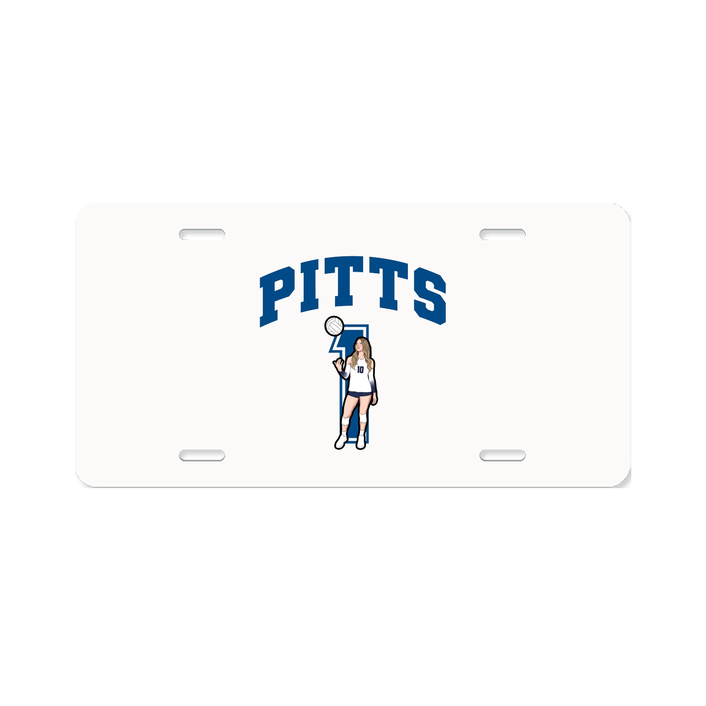 License Plate — Number in Classic