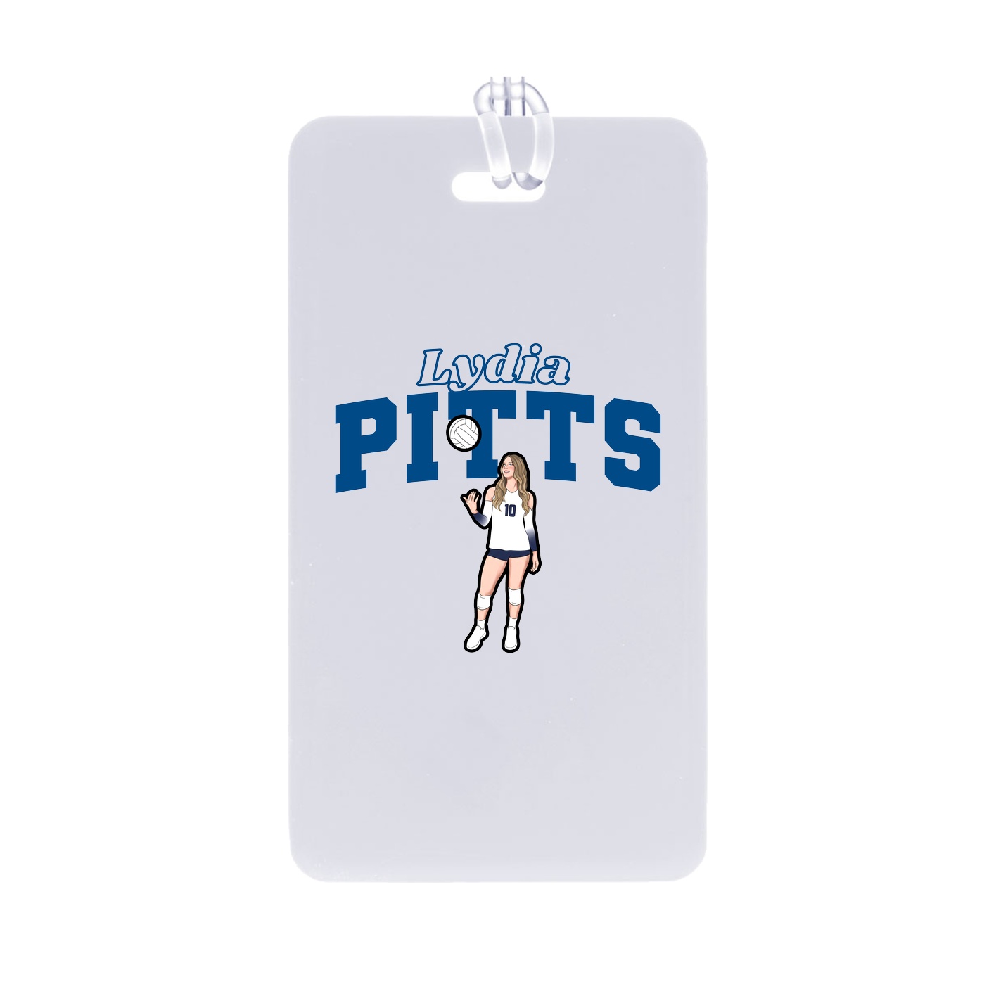 Bag Tag — Name Arch in Classic