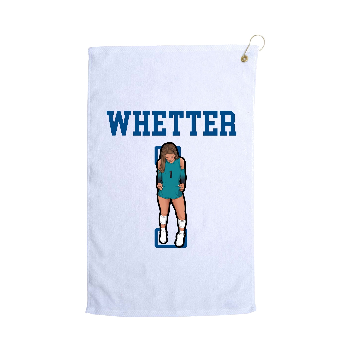 Golf Towel — Shirsey in White