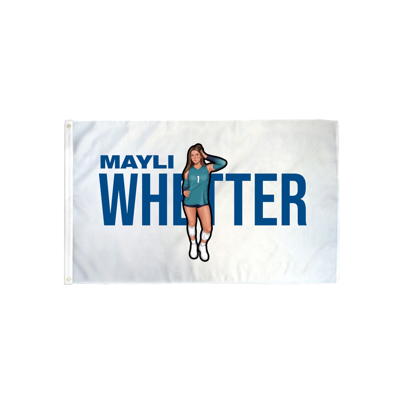 3x5 Flag — Player Name in Classic