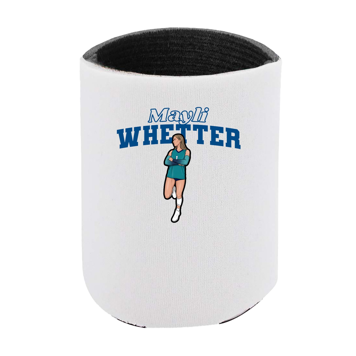 Can Holder — Name Arch in White