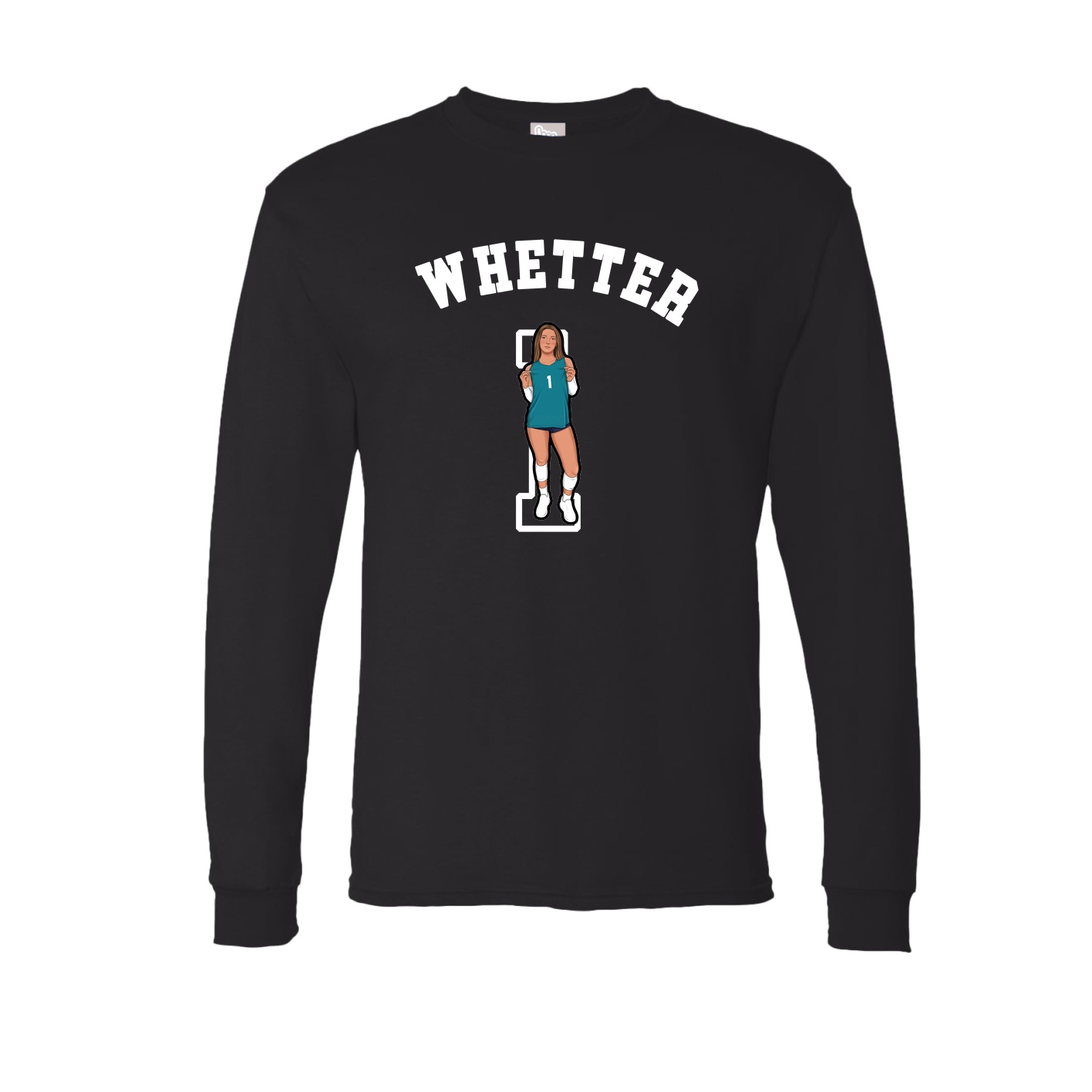 Long Sleeve Tee — Shirsey Arch in Black