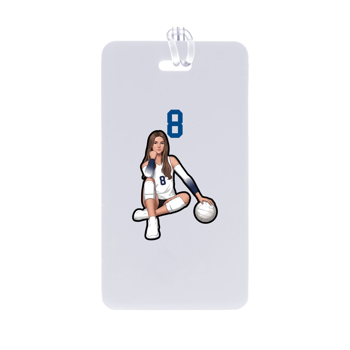 Bag Tag — Number Top in Classic