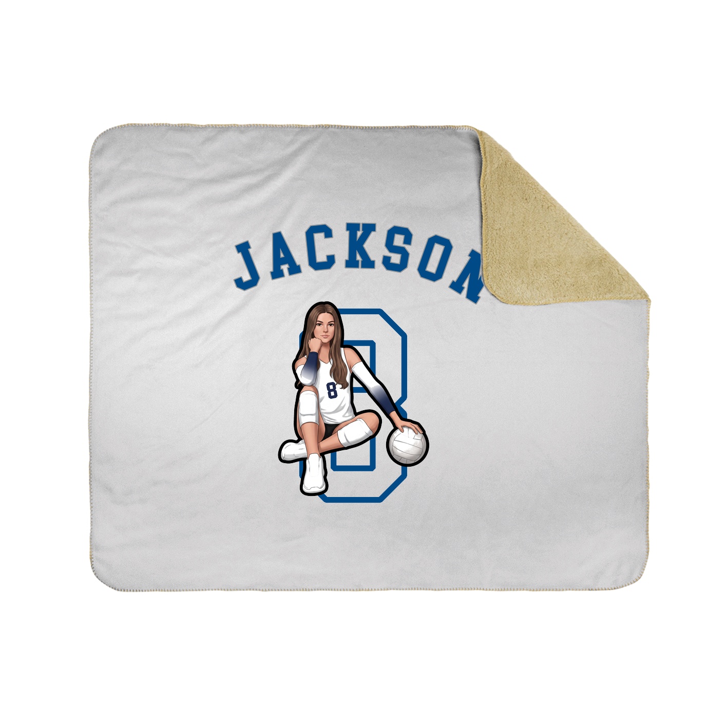 Throw Blanket — Shirsey Arch in White