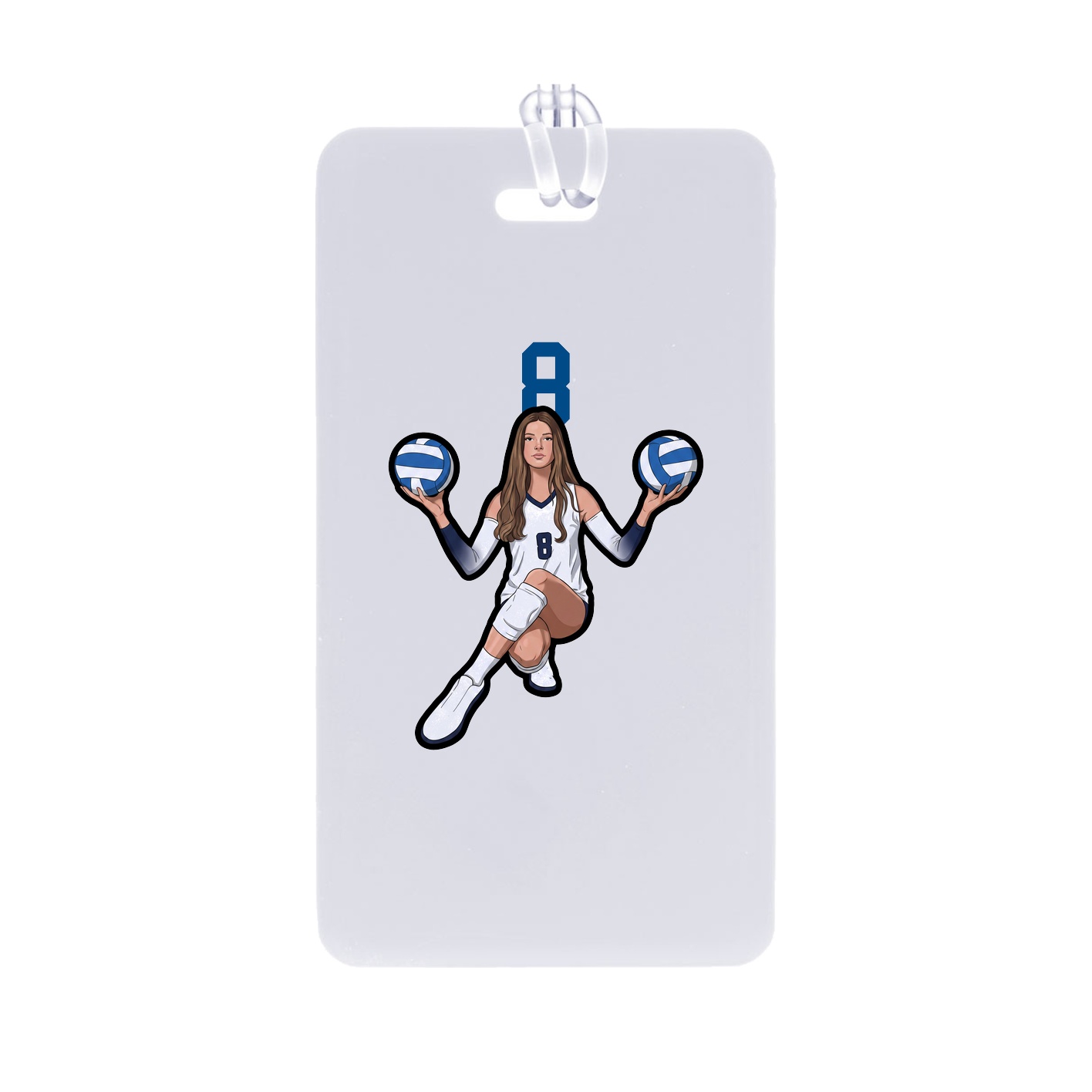 Bag Tag — Number Top in Classic