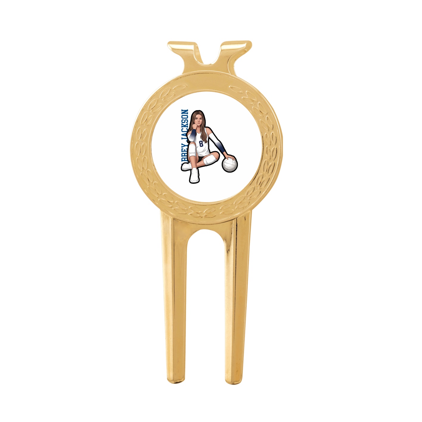 Divot Tool with Ball Marker — Name Vertical in Classic