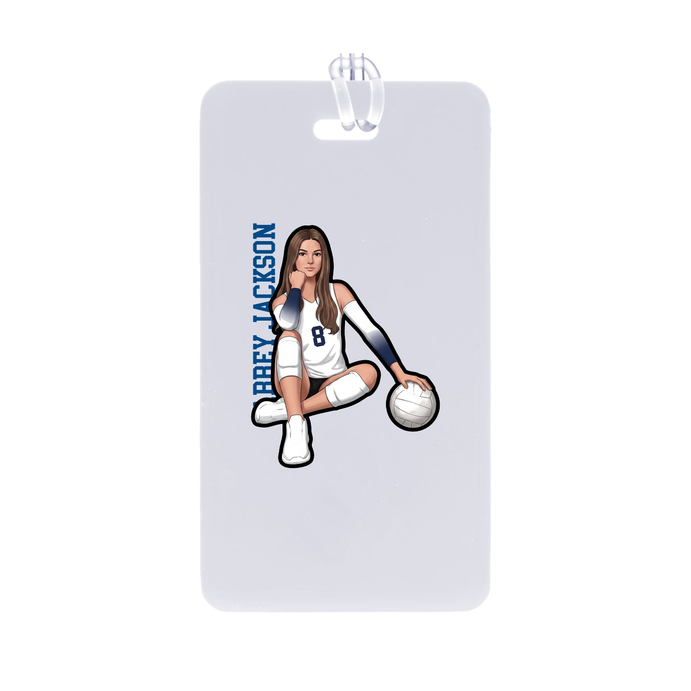 Bag Tag — Name Vertical in Classic