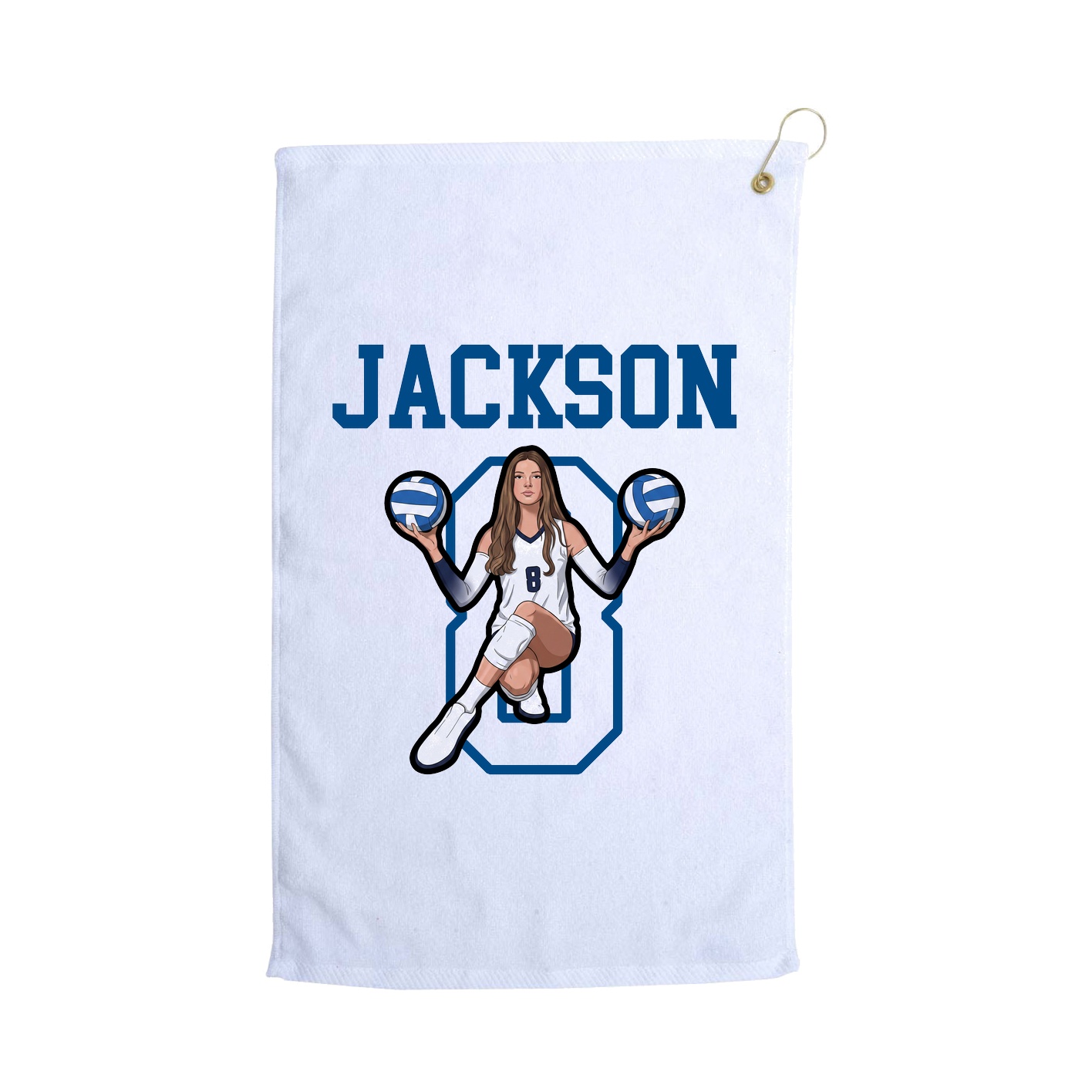 Golf Towel — Shirsey in White