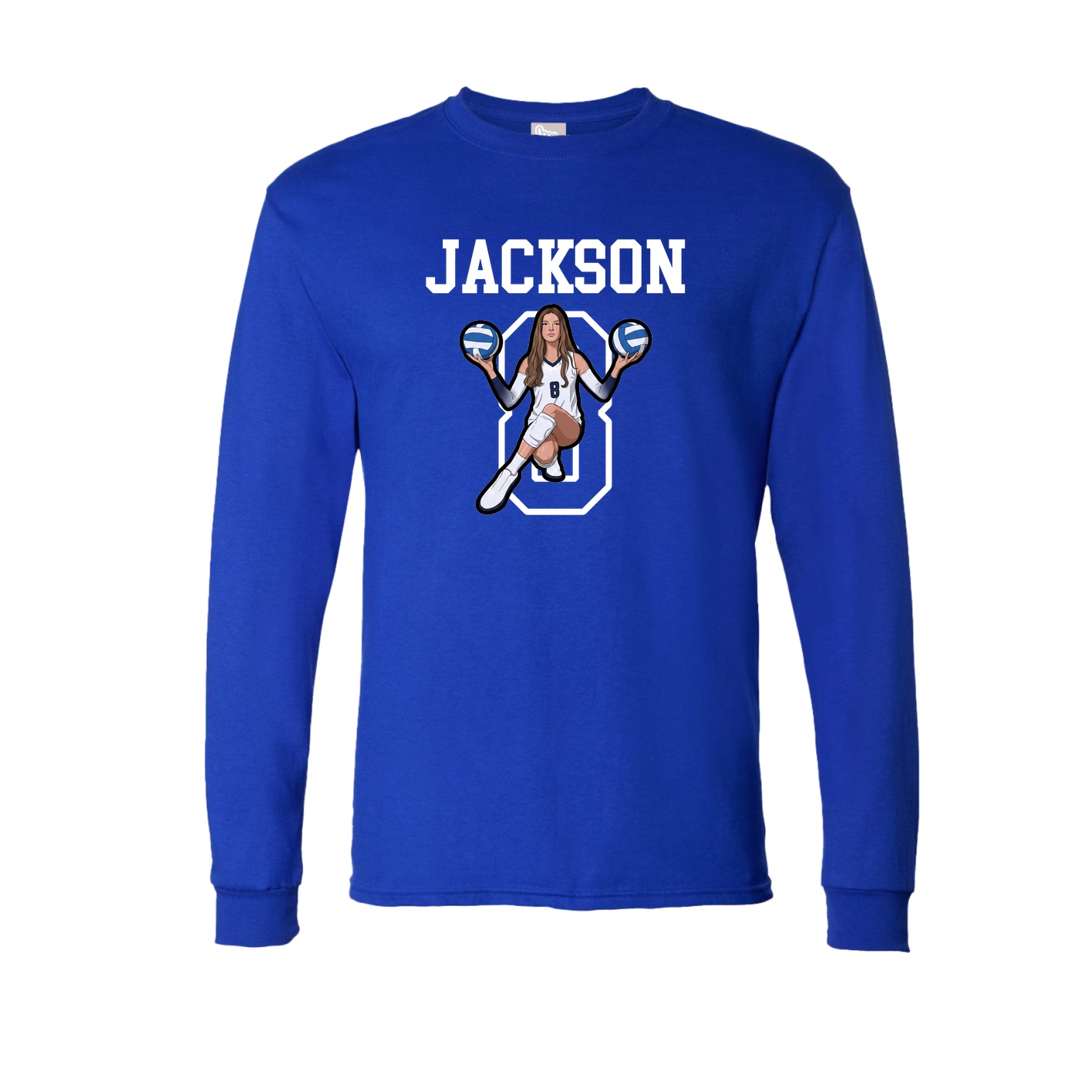 Long Sleeve Tee — Shirsey in Royal