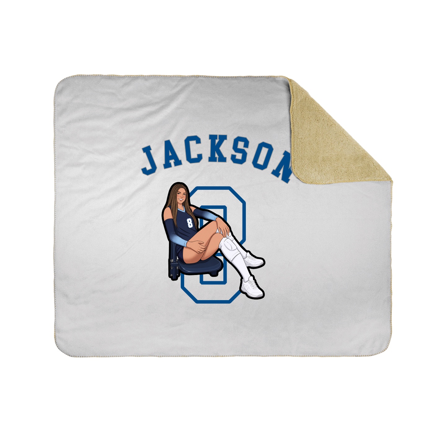 Throw Blanket — Shirsey Arch in White