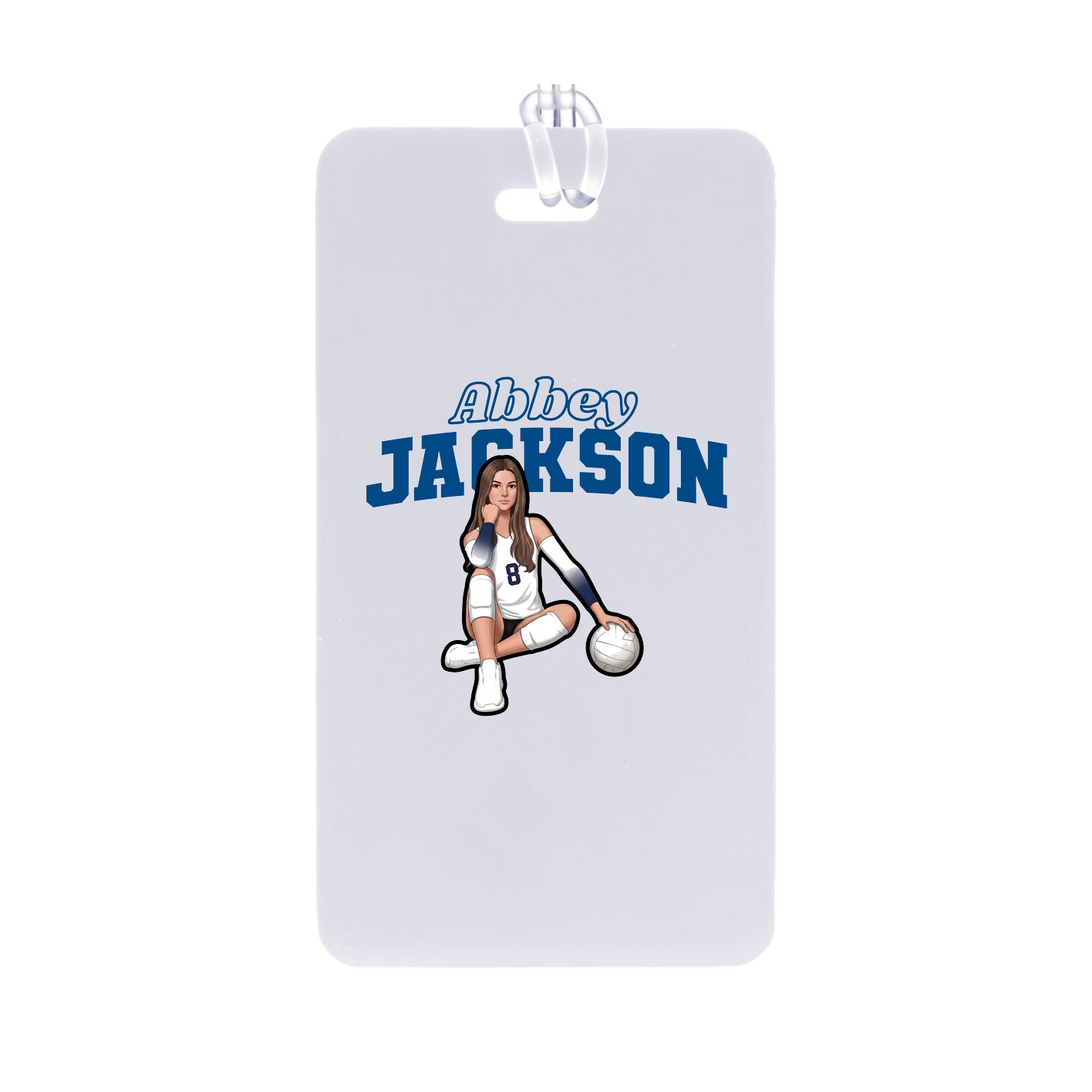 Bag Tag — Name Arch in Classic