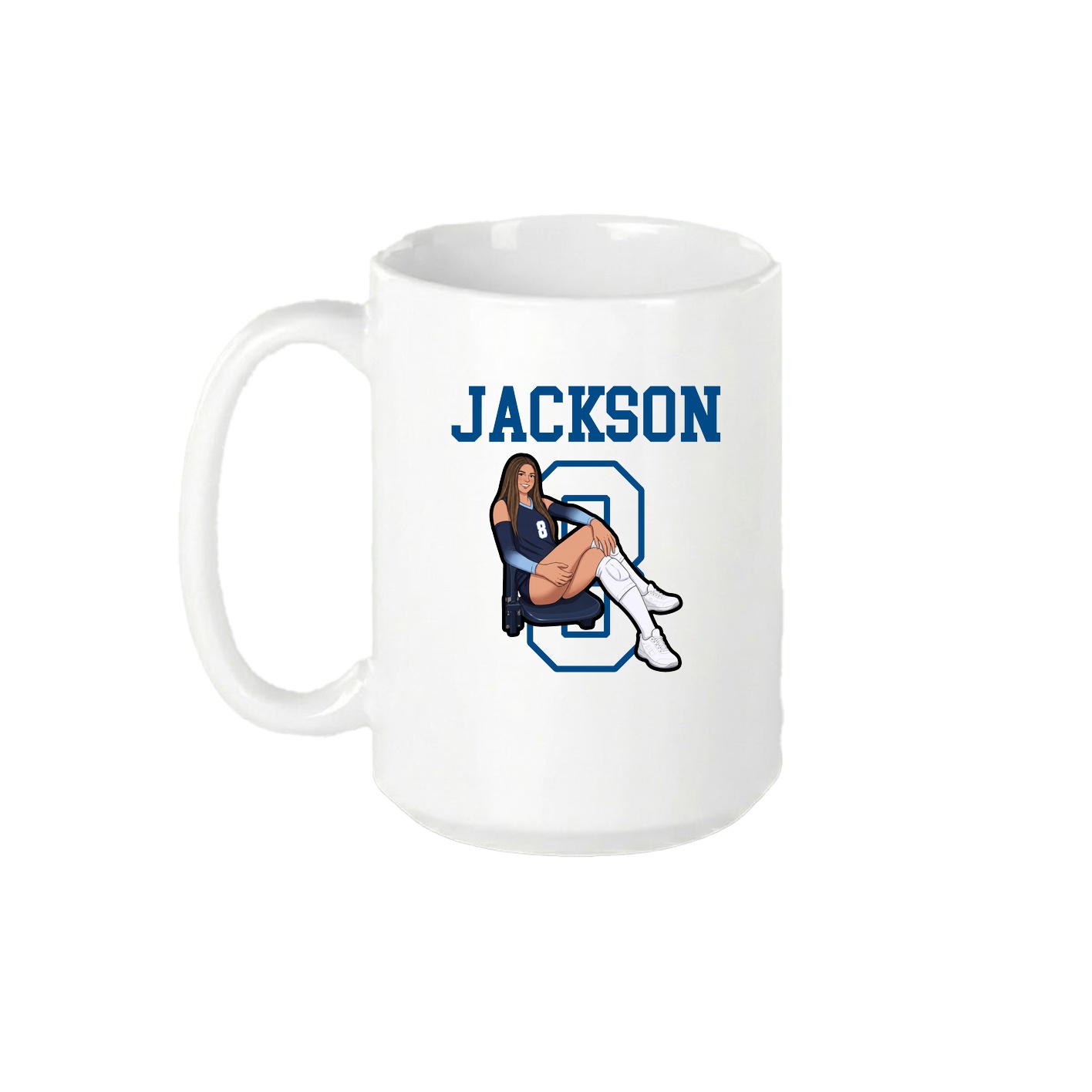 15oz Coffee Mug — Shirsey in White