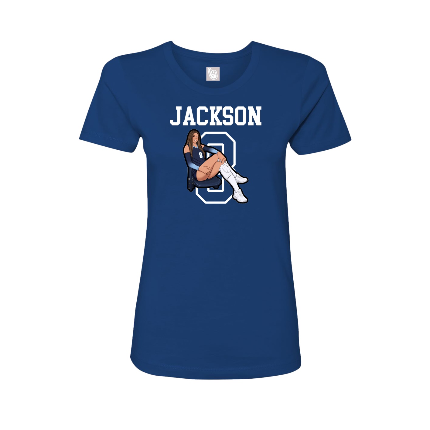 Fitted Women's Tee — Shirsey in Royal