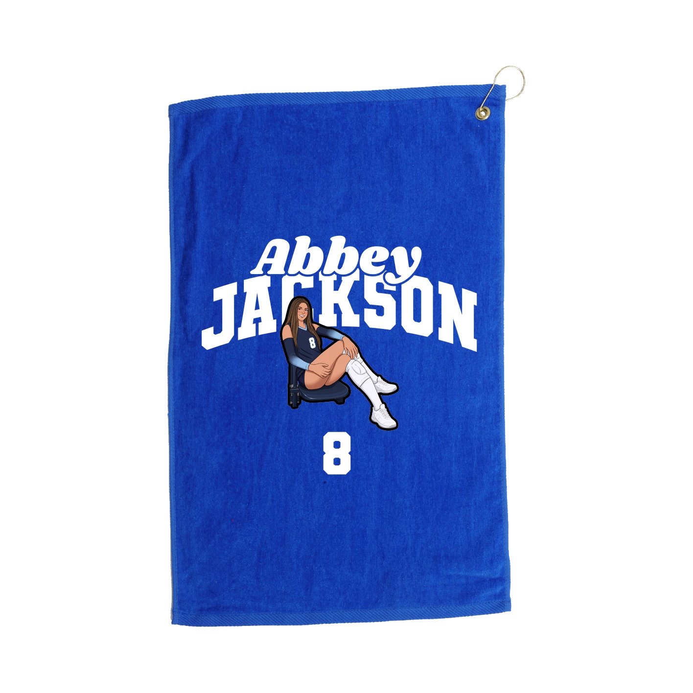 Golf Towel — Signature Arch in Royal
