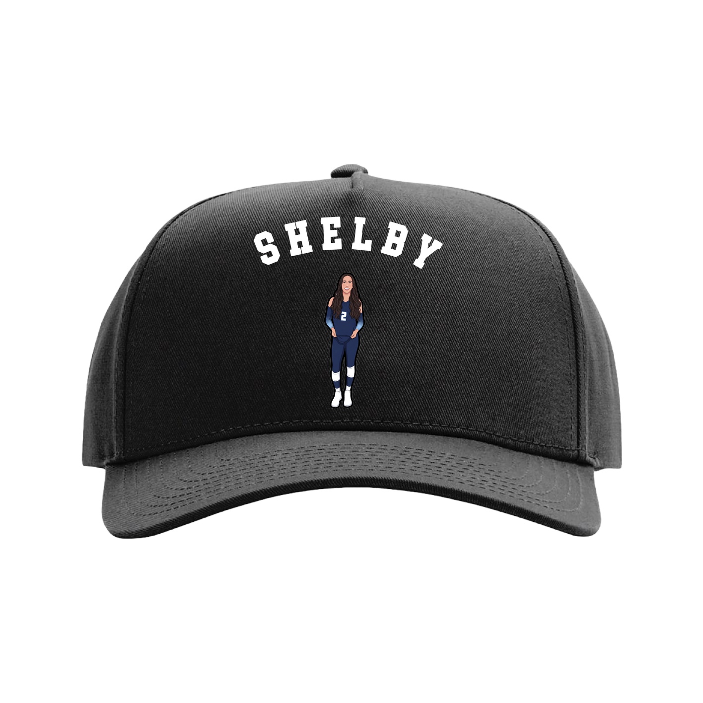 Full Fabric Five-Panel Champ Cap