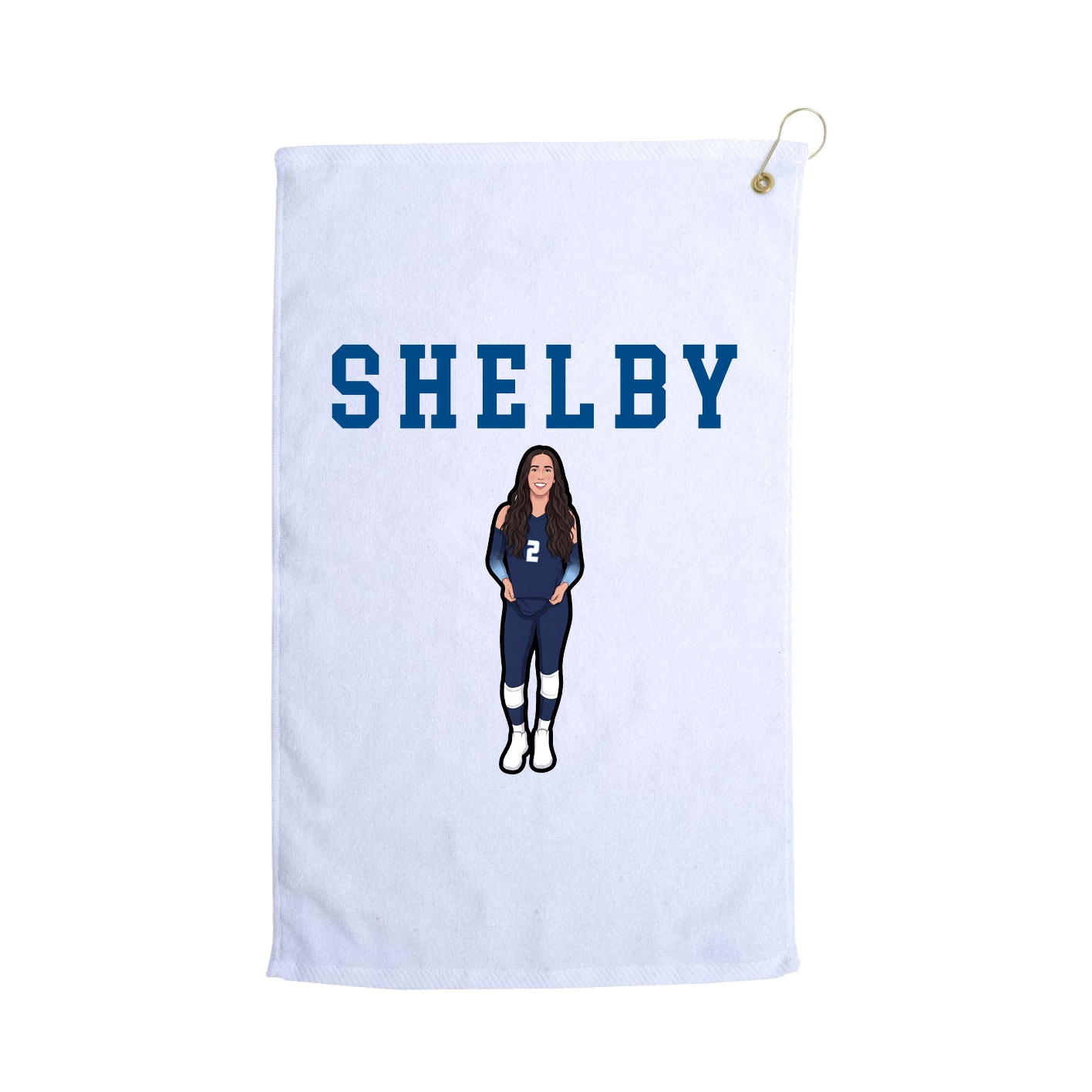 Golf Towel — Shirsey in White