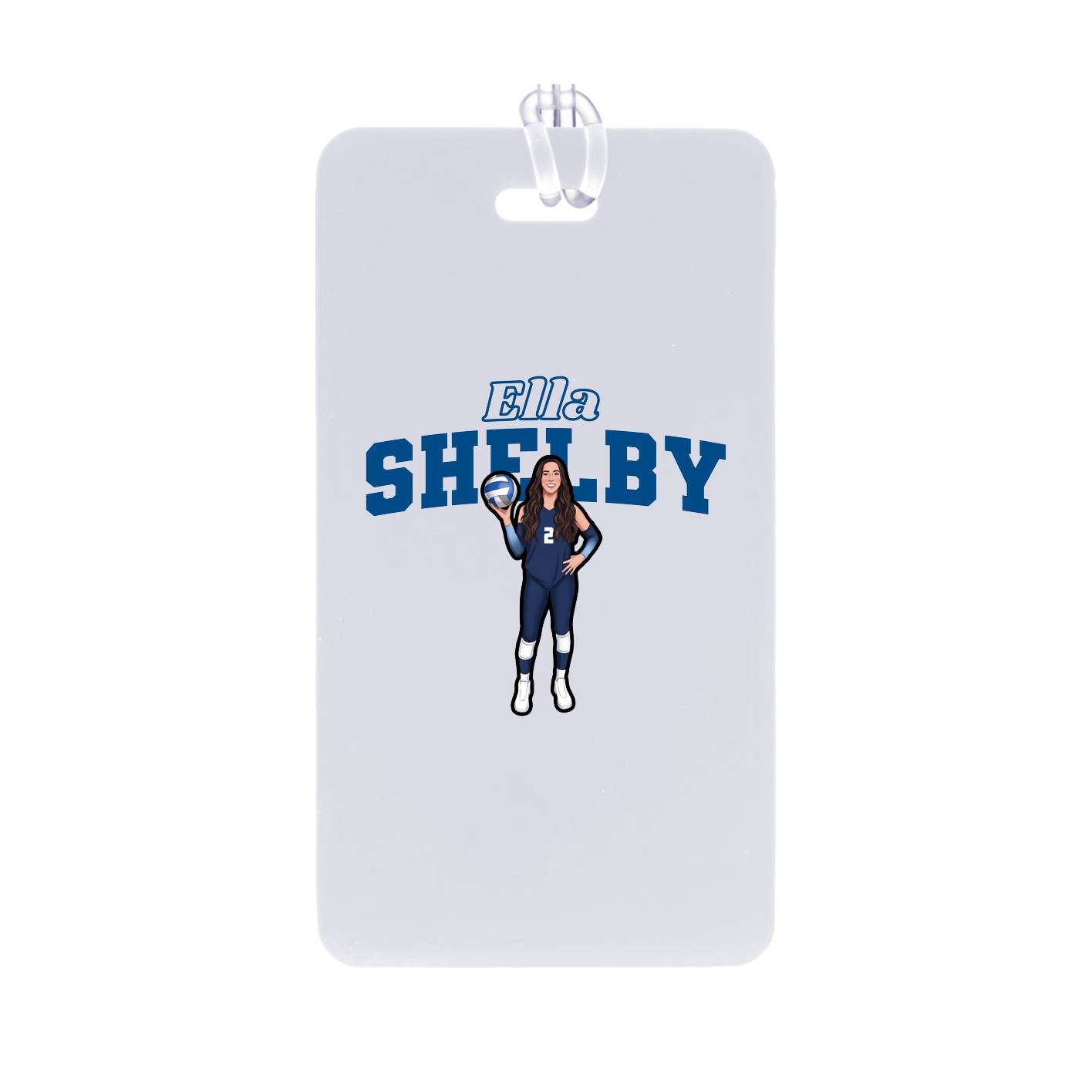 Bag Tag — Name Arch in Classic
