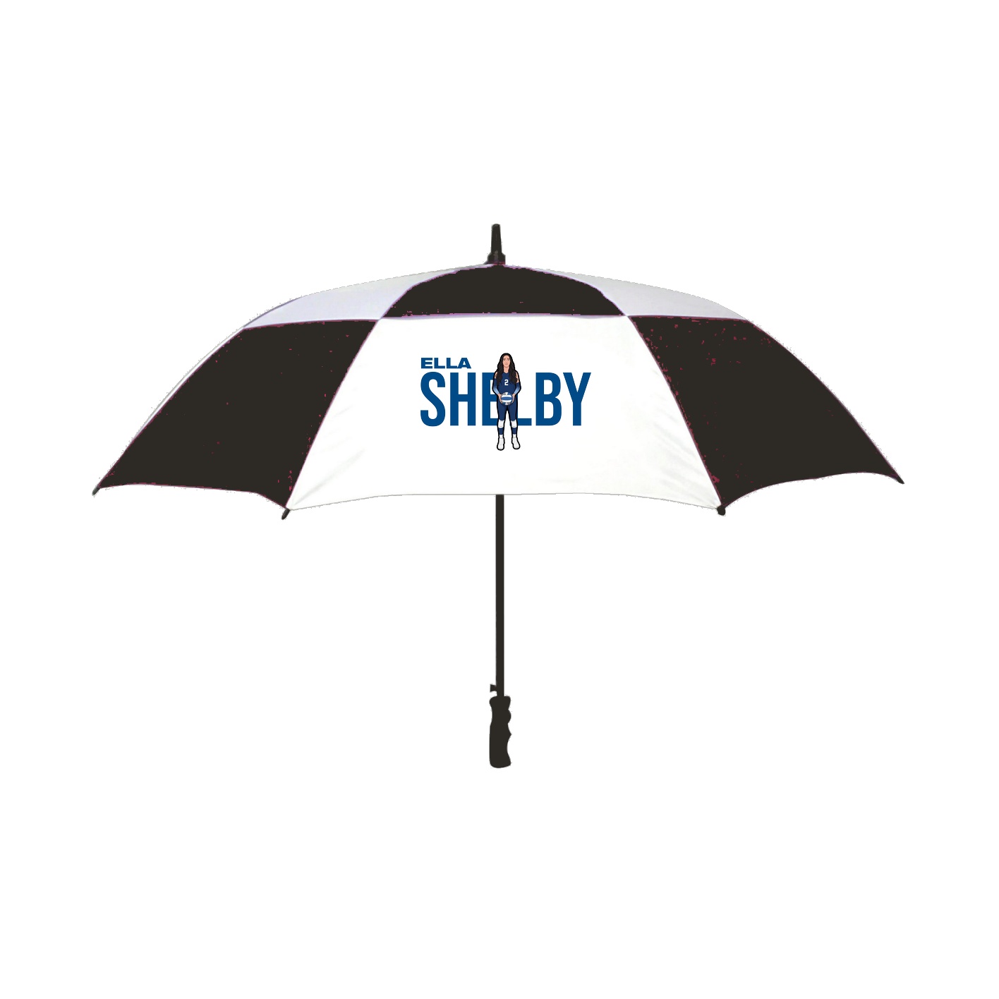Golf Umbrella — Player Name in Black