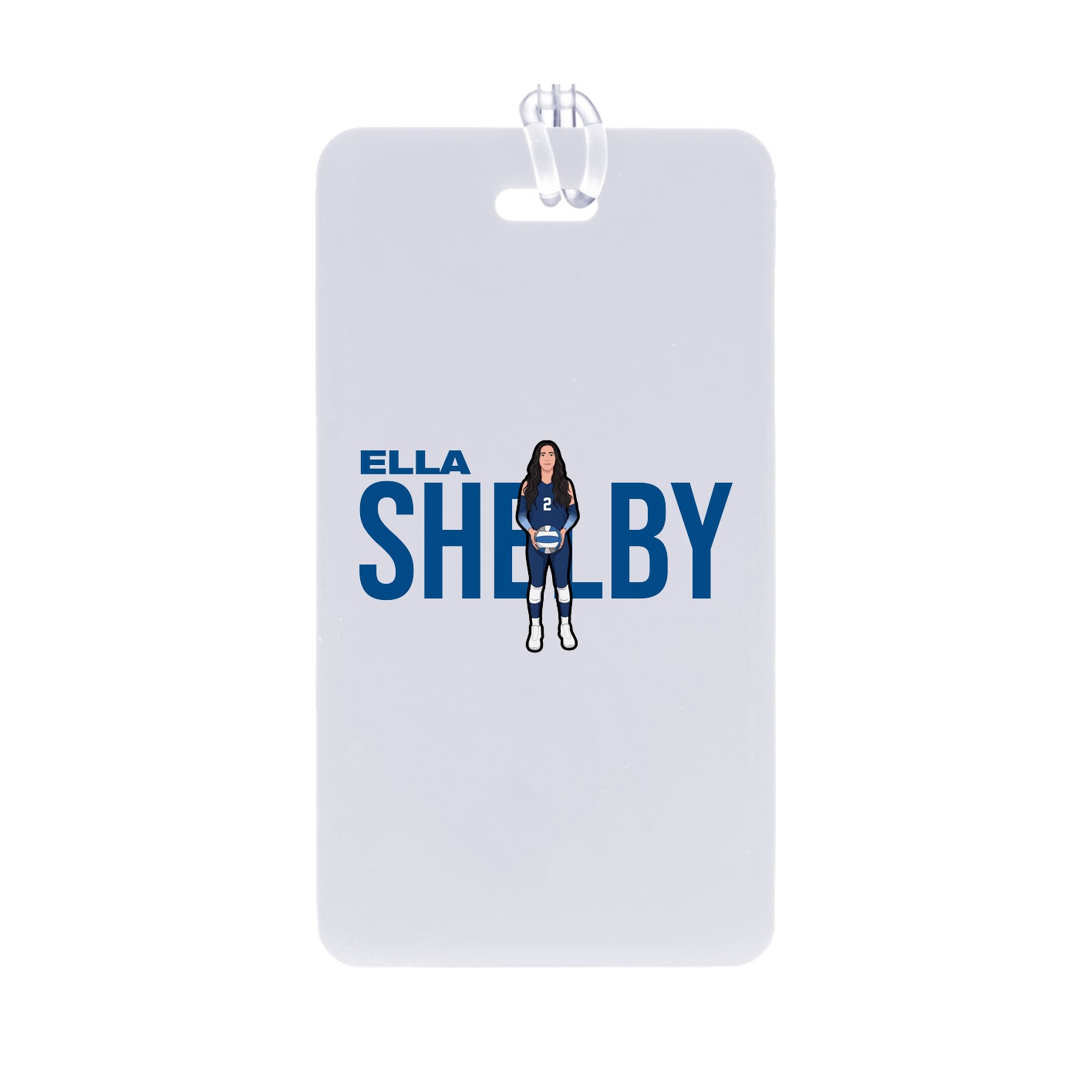 Bag Tag — Player Name in Classic