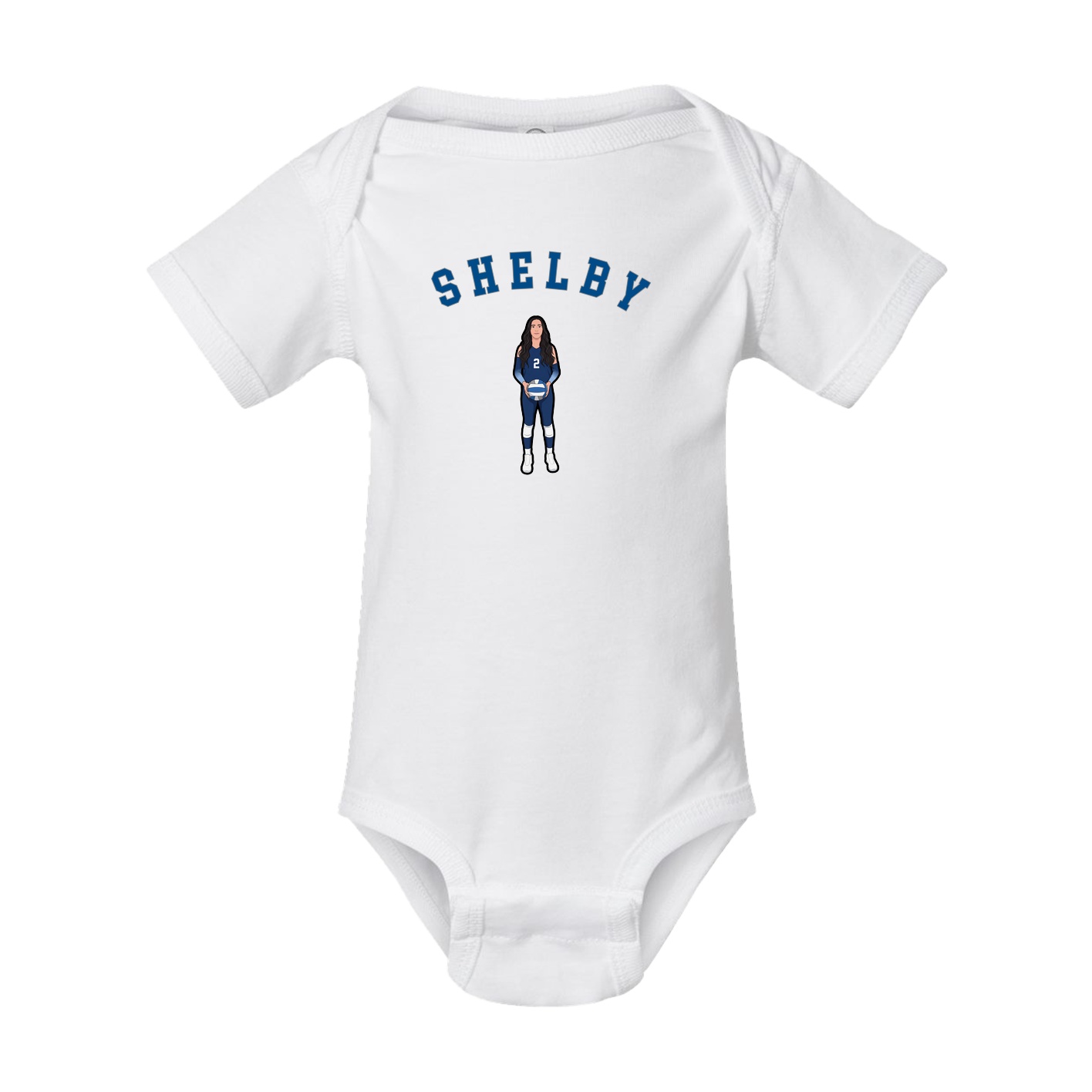 Baby Onesie — Shirsey Arch in White